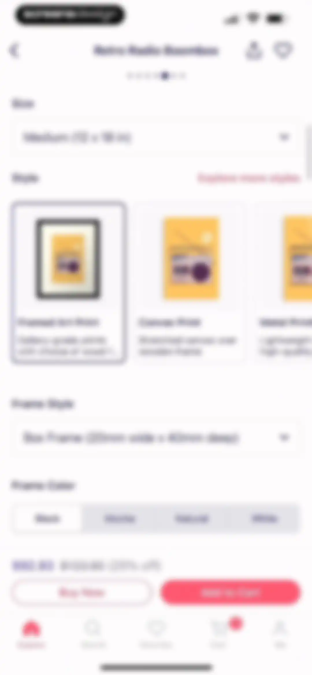 Redbubble - Shop original art screen 57