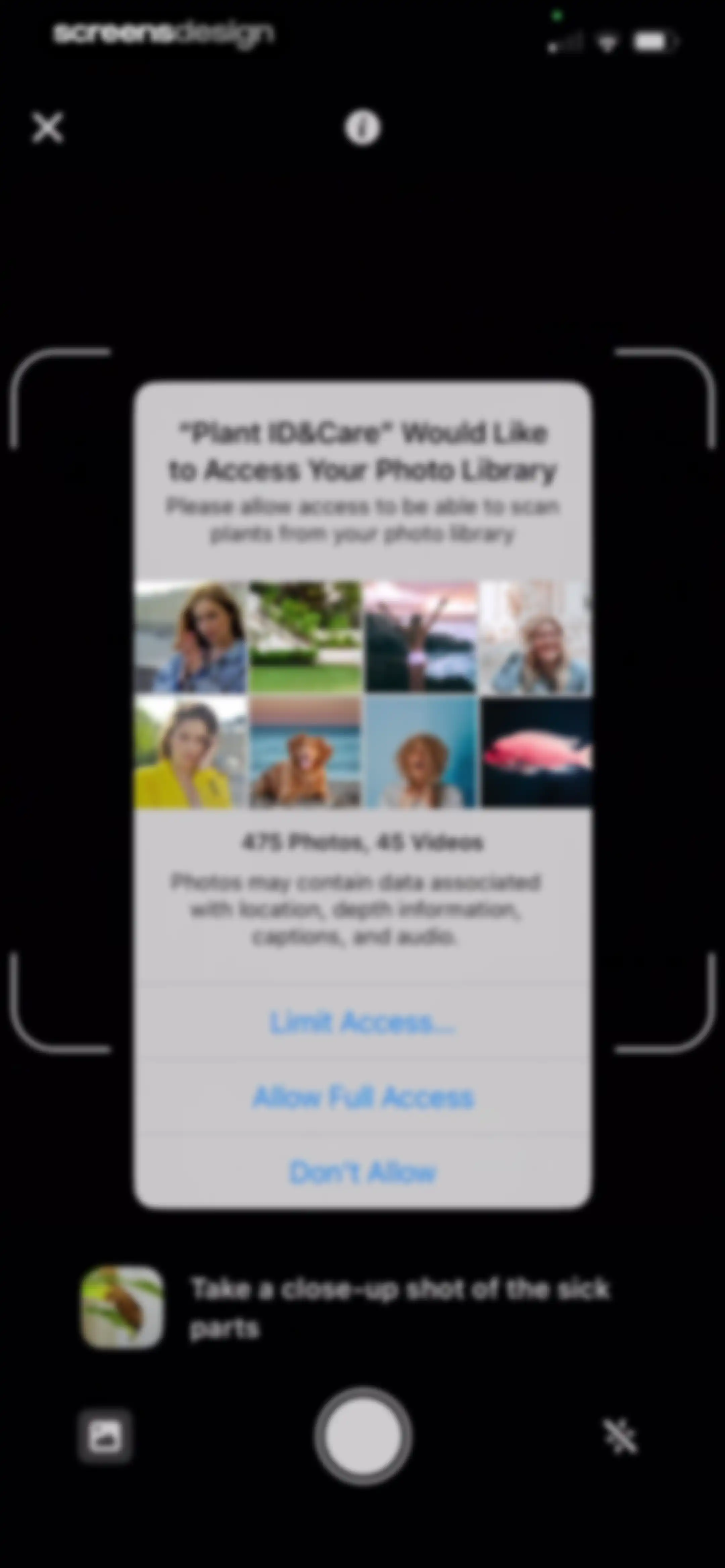 Plant Identifier & Care App screen 44