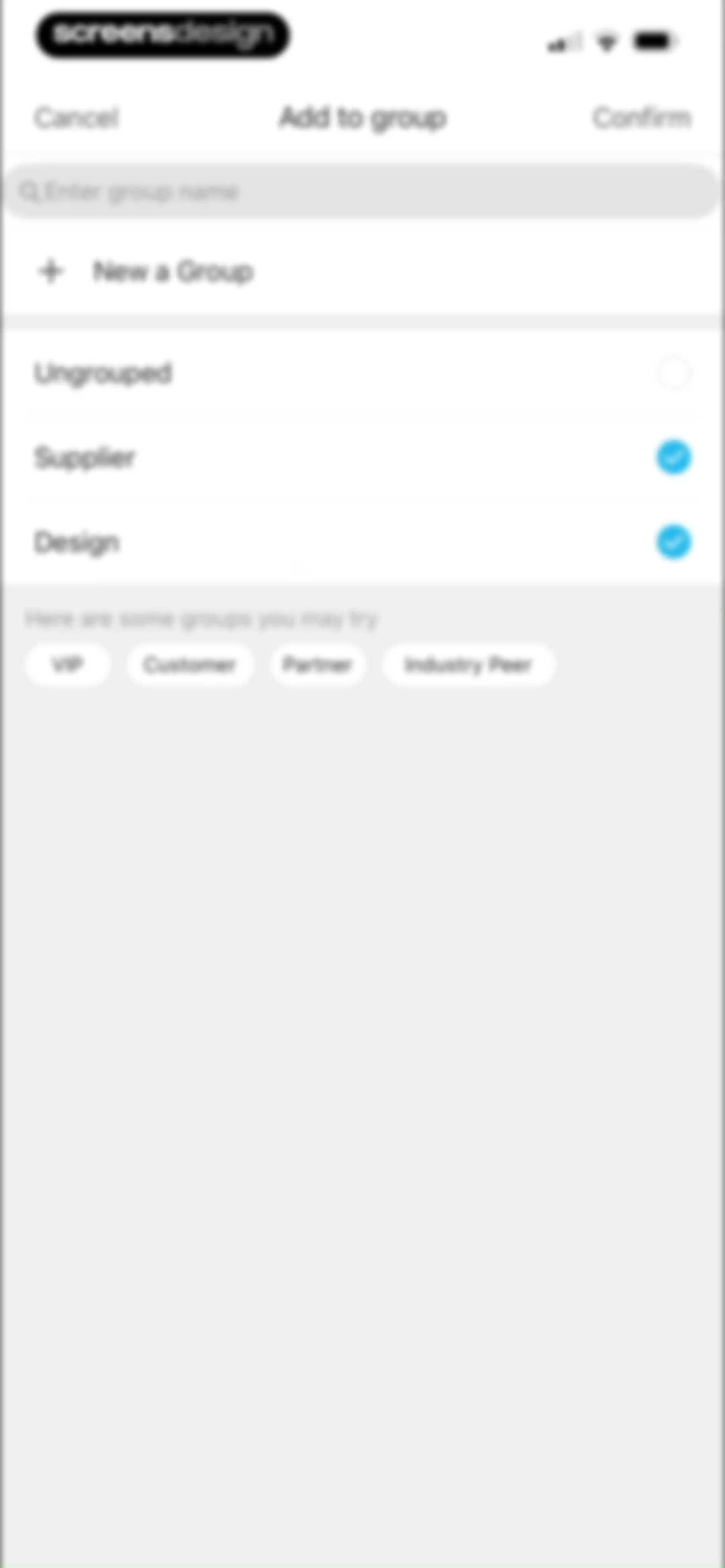 CamCard AI Business Assistant screen 113