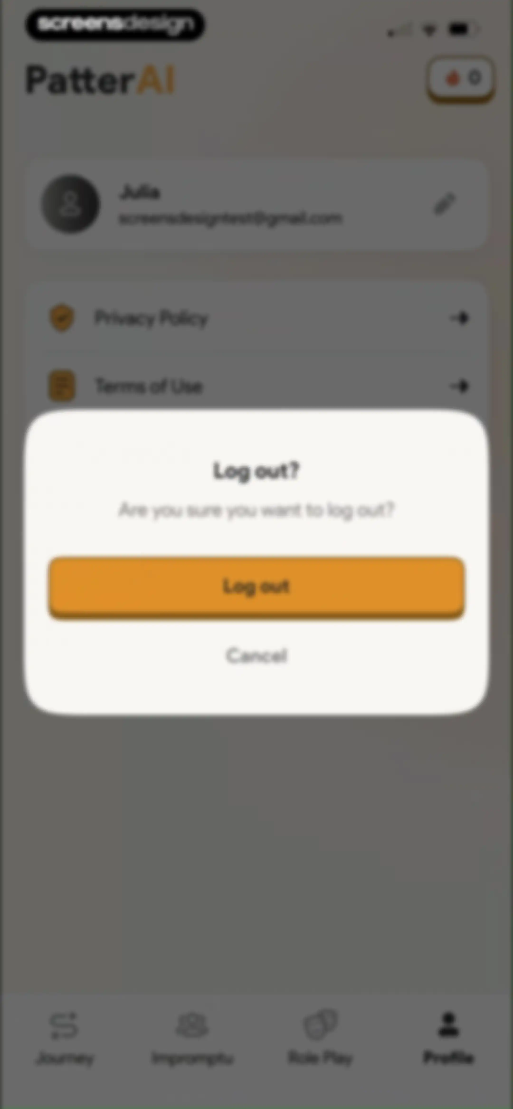 PatterAI: Communication Skills screen 127