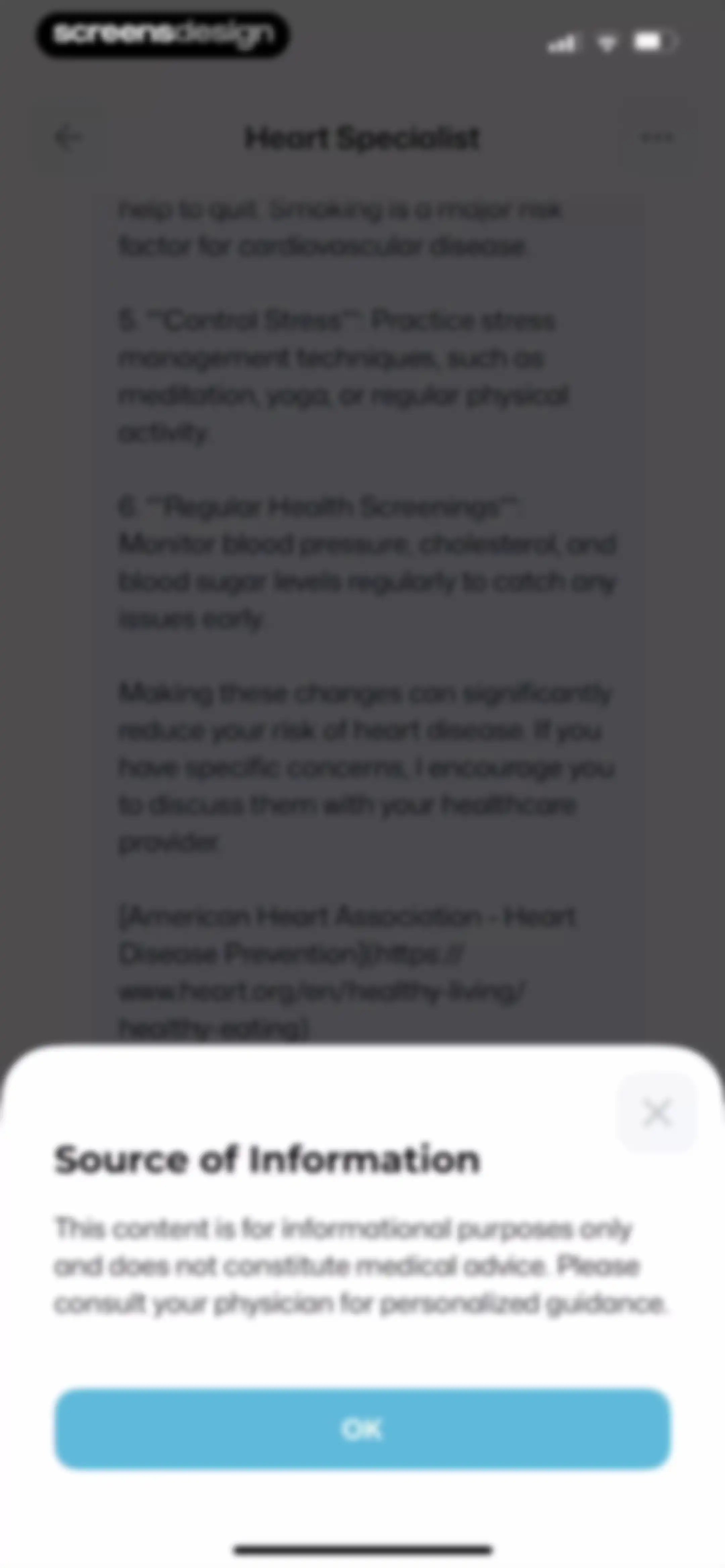 Wellance – AI Health & Balance screen 24