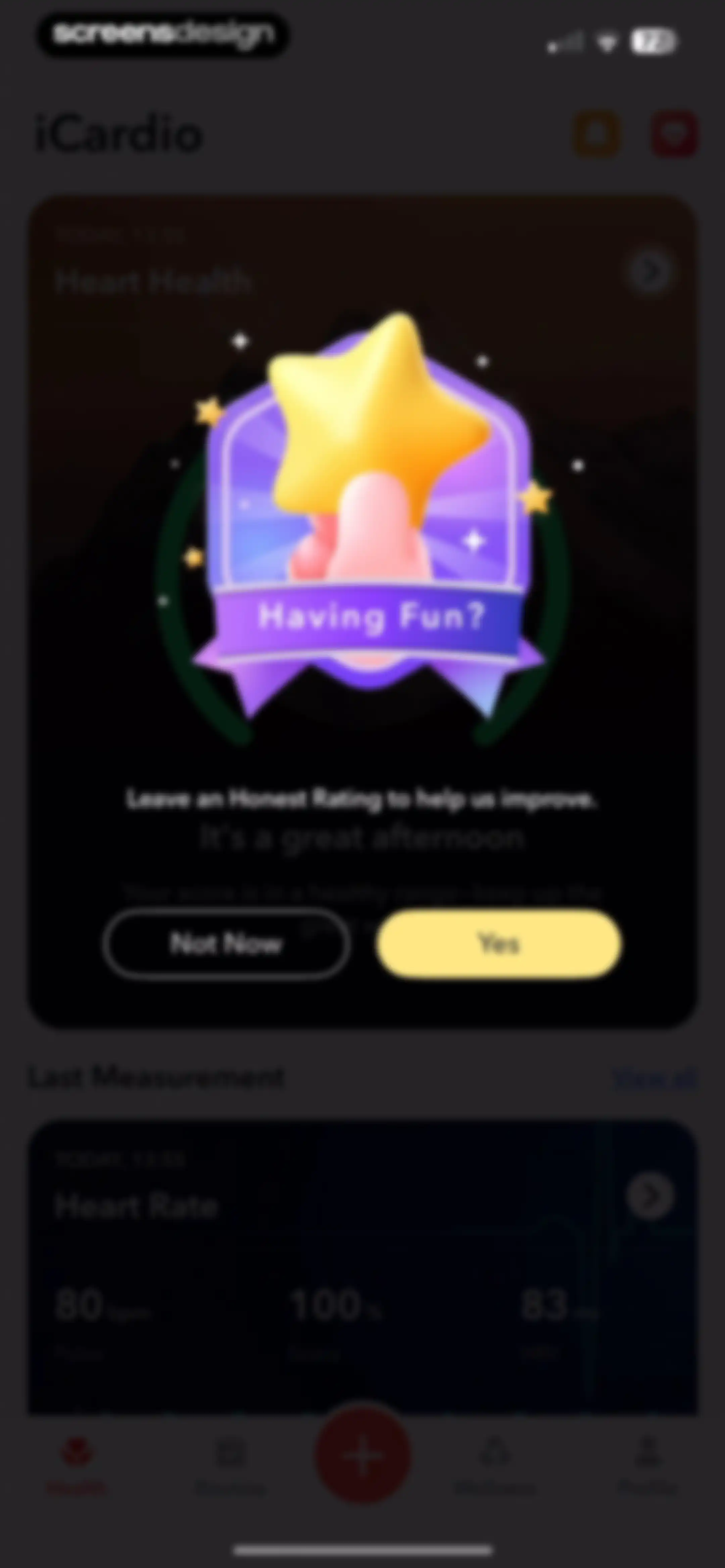 iCardio - Heart Rate Tracker screen 32