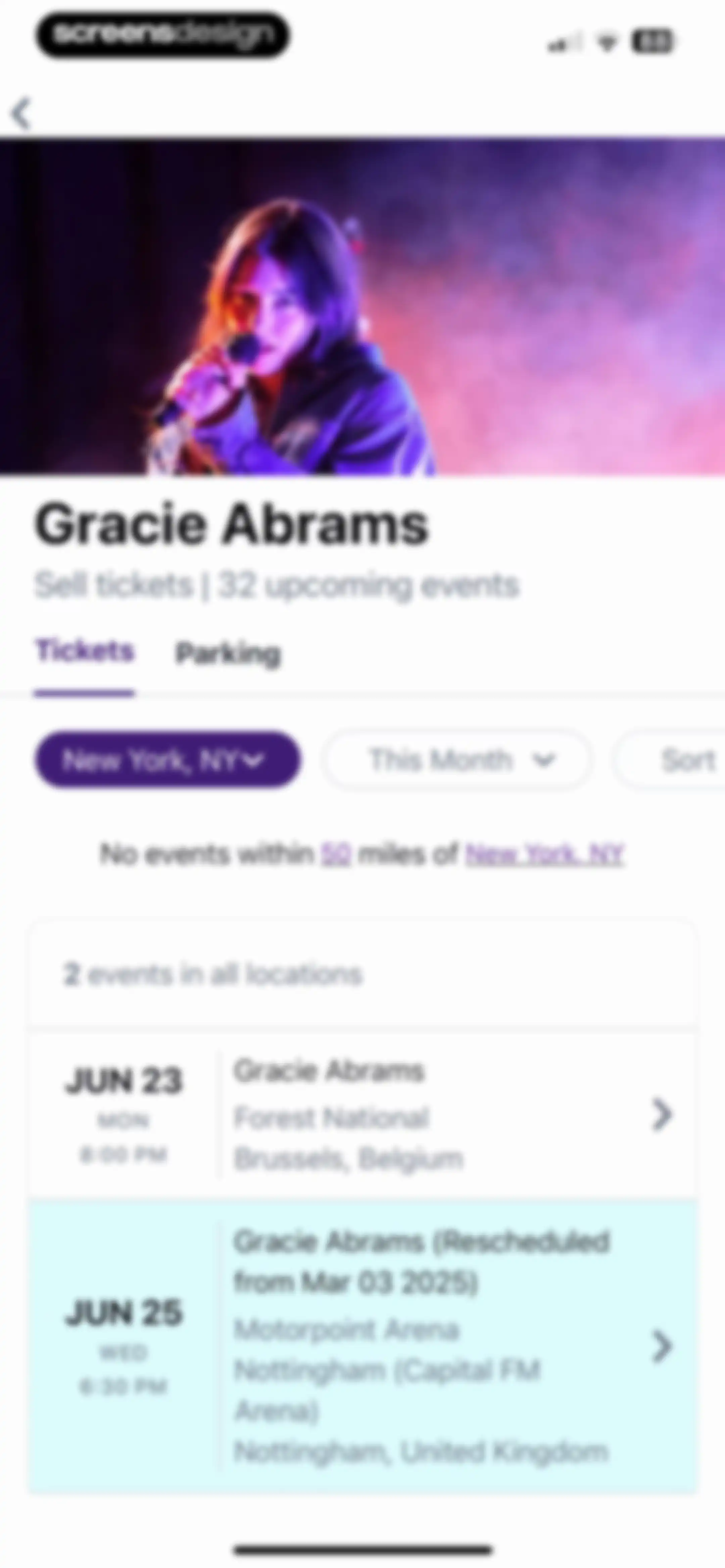 StubHub: Event Tickets screen 79