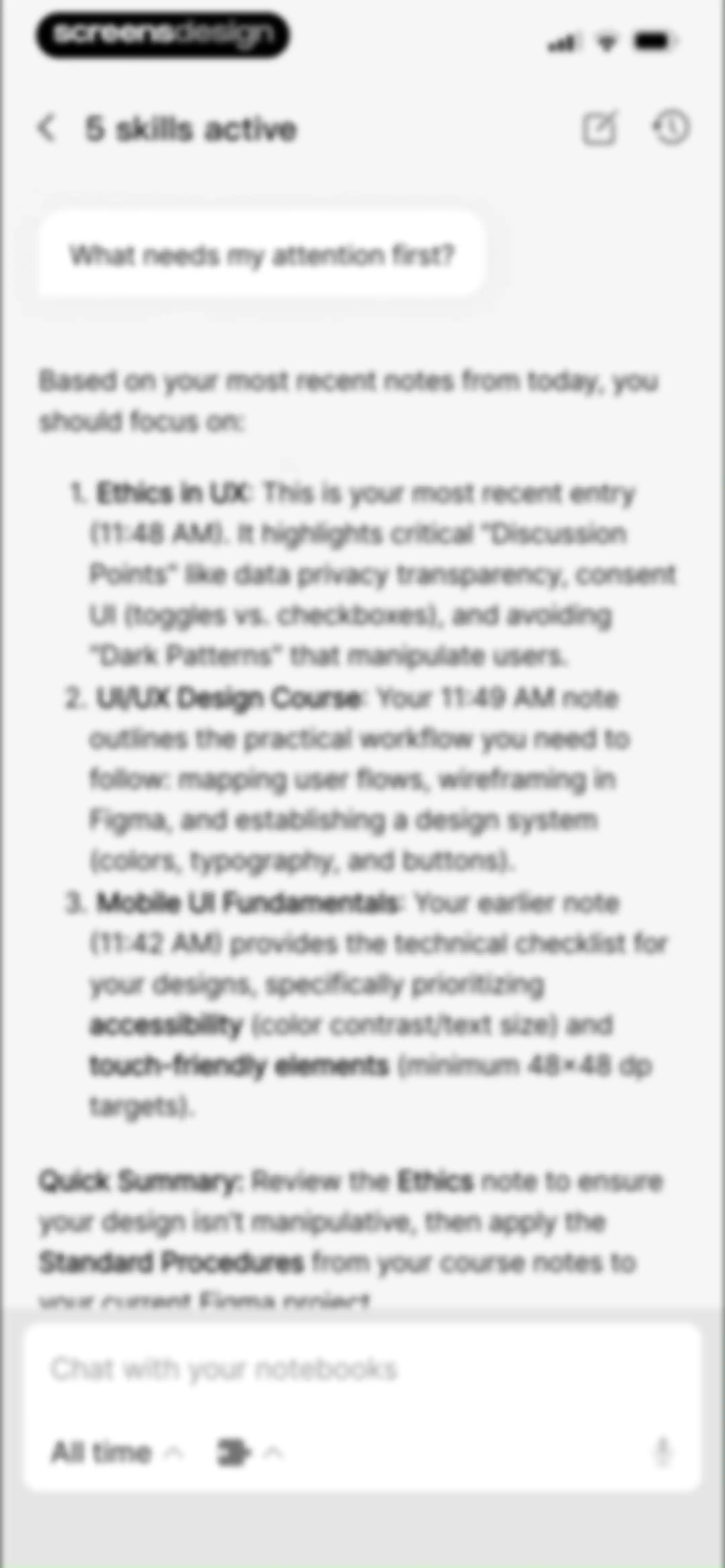 HyNote: AI Note Taker, Summary screen 94