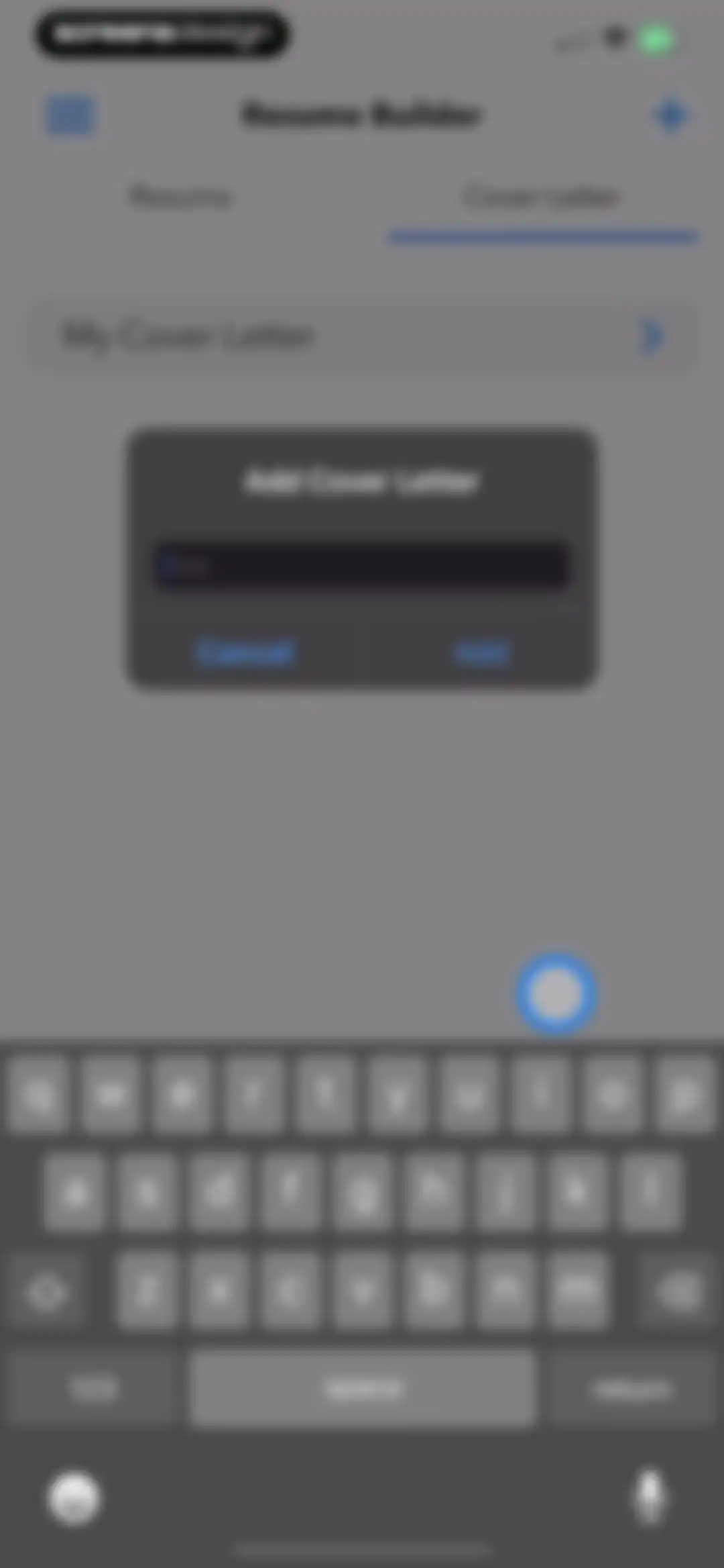 Resume Builder⁺ screen 40