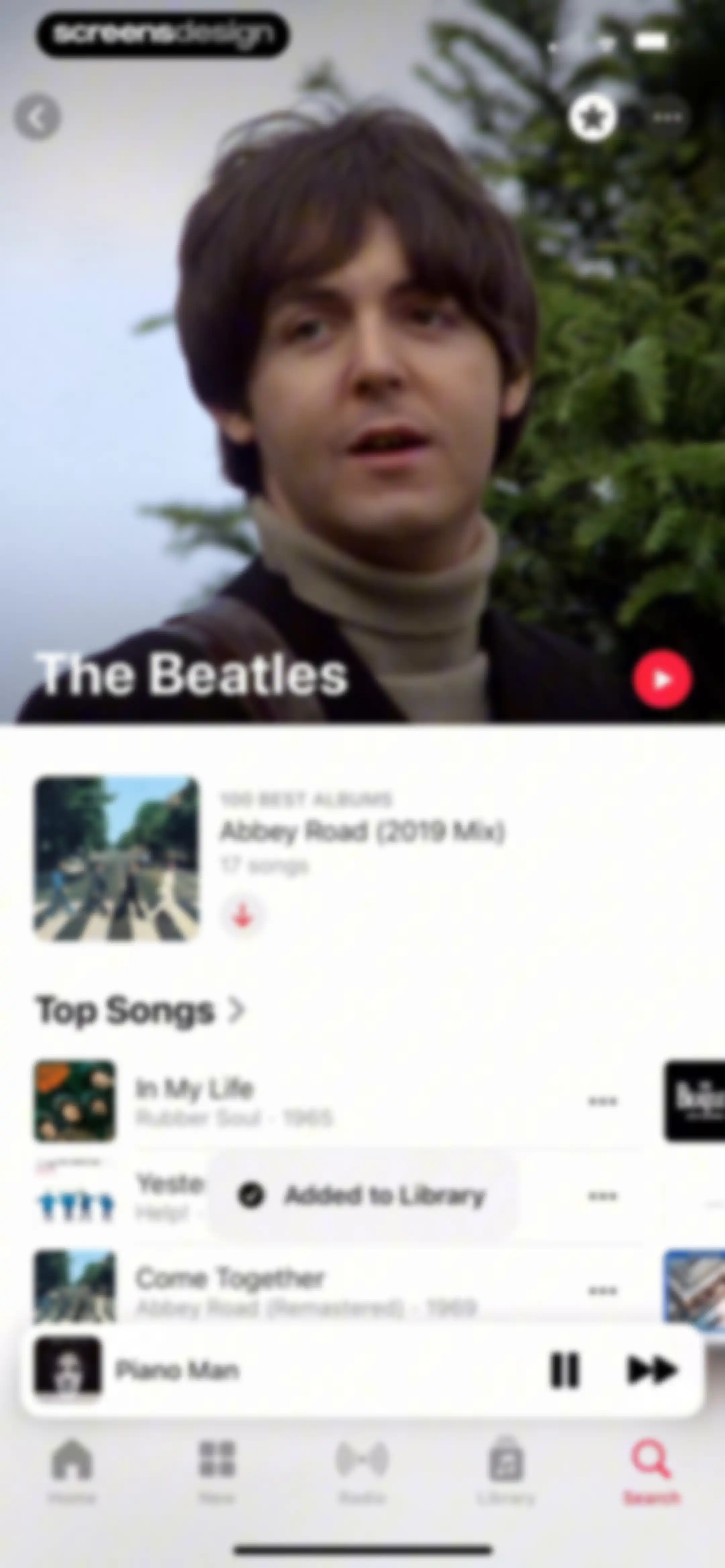 Apple Music screen 143