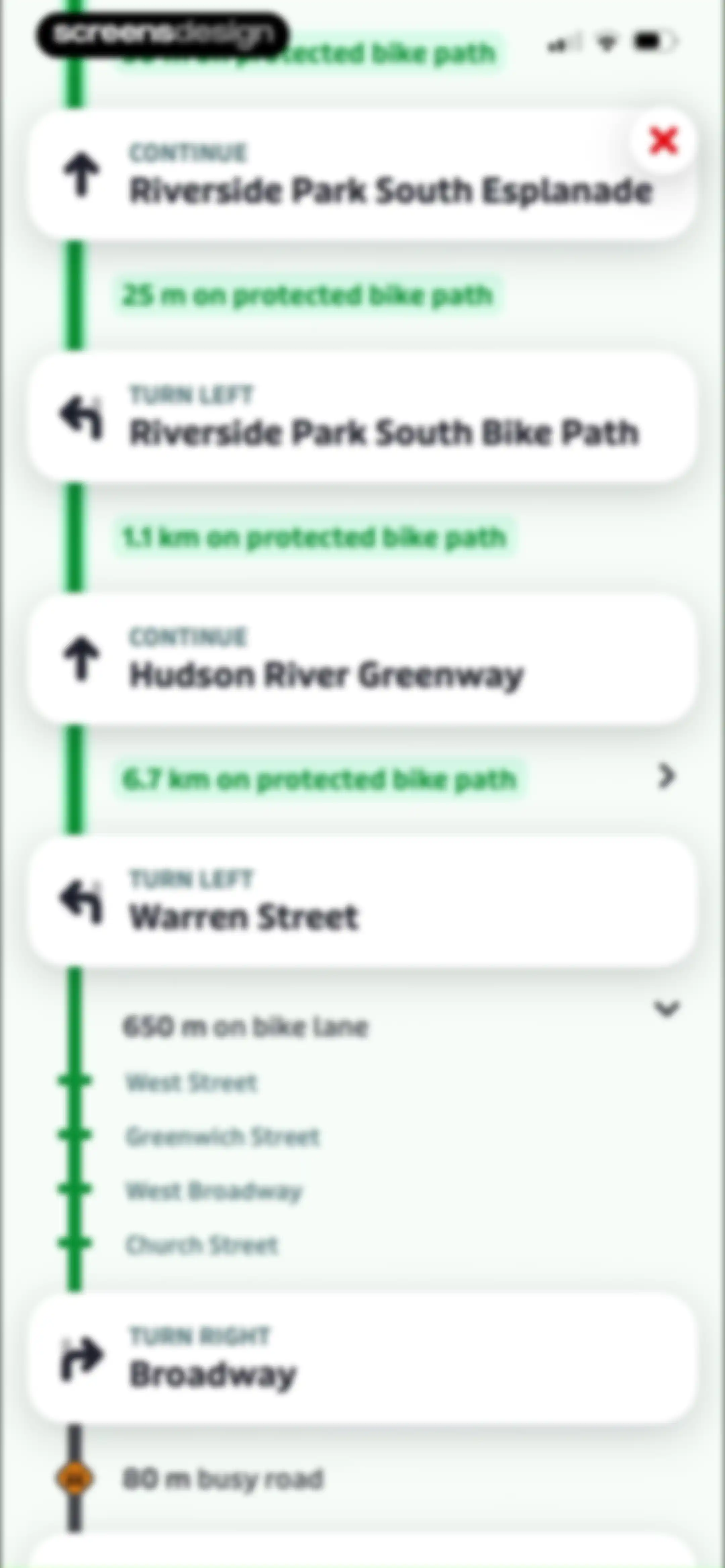 Transit • Subway & Bus Times screen 34