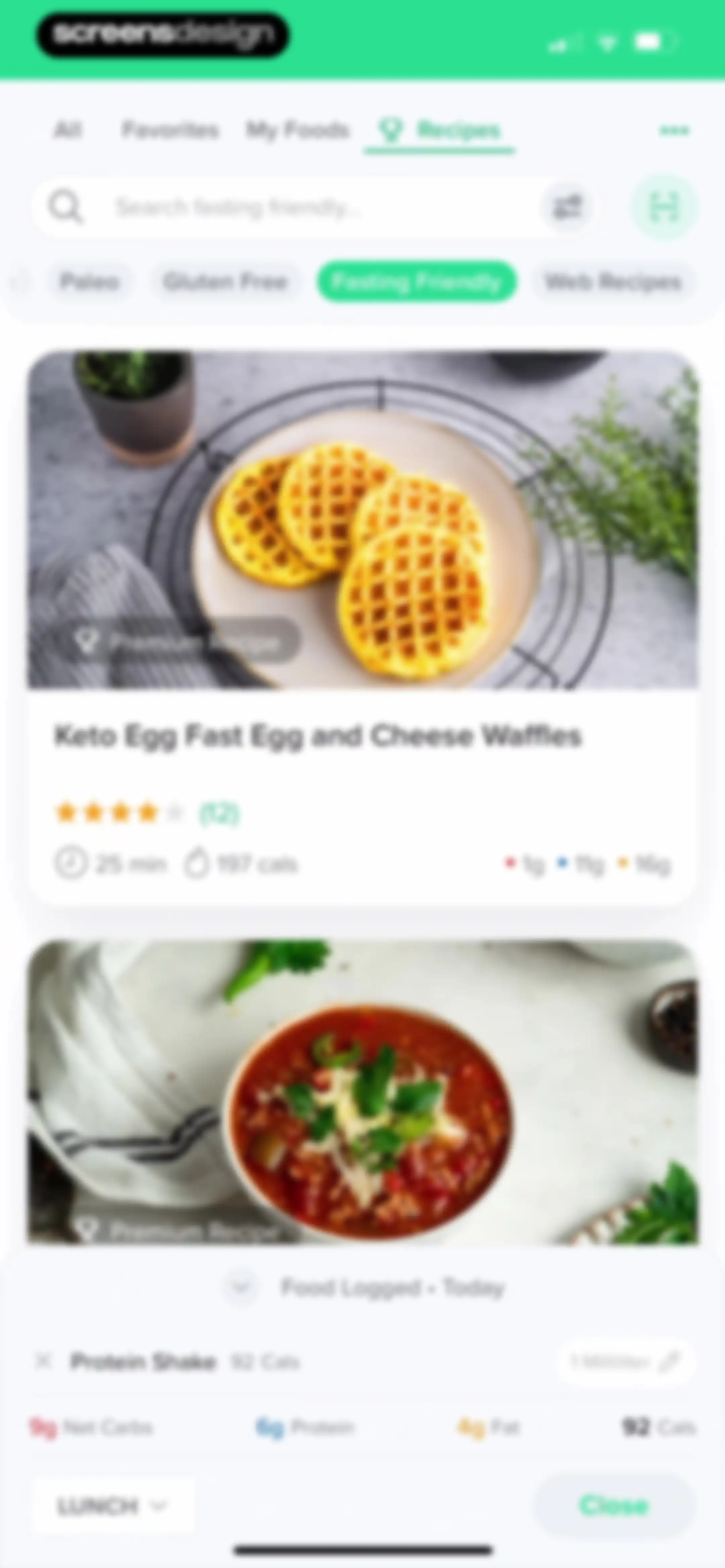 Carb Manager: Keto & Macro Log screen 150