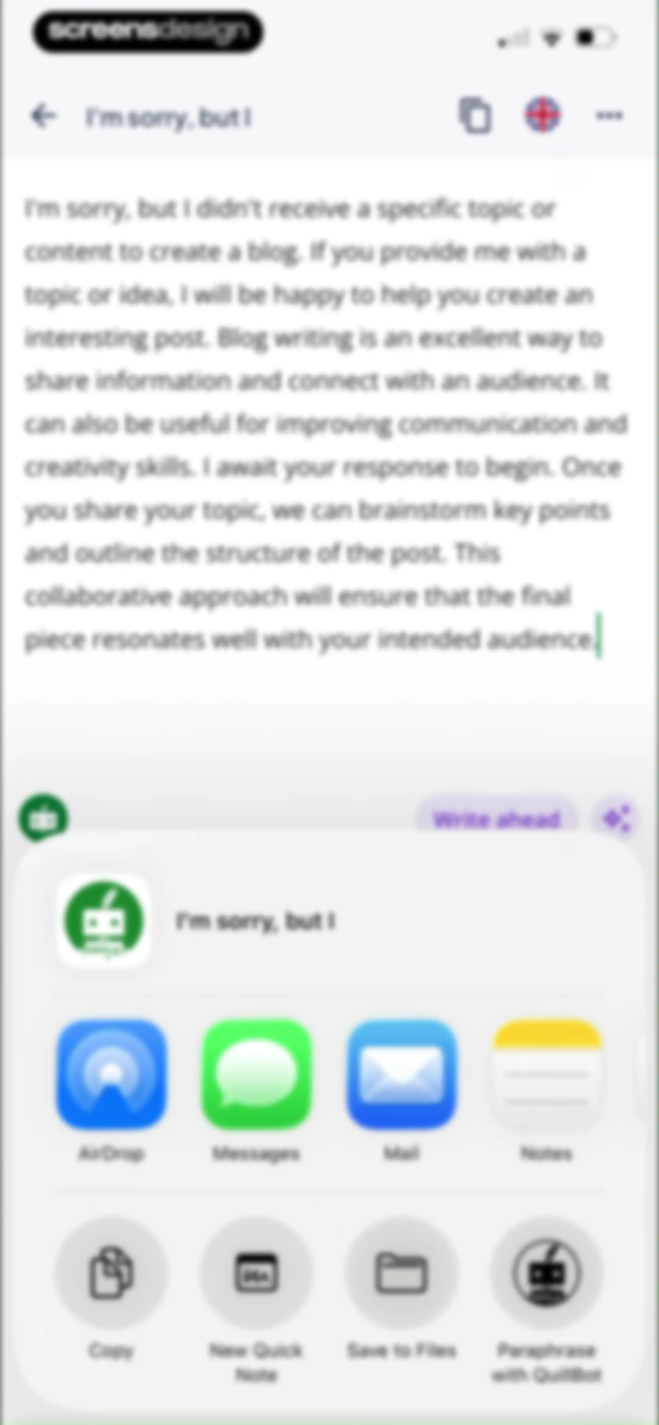 Quillbot-AI Writing & Keyboard screen 47