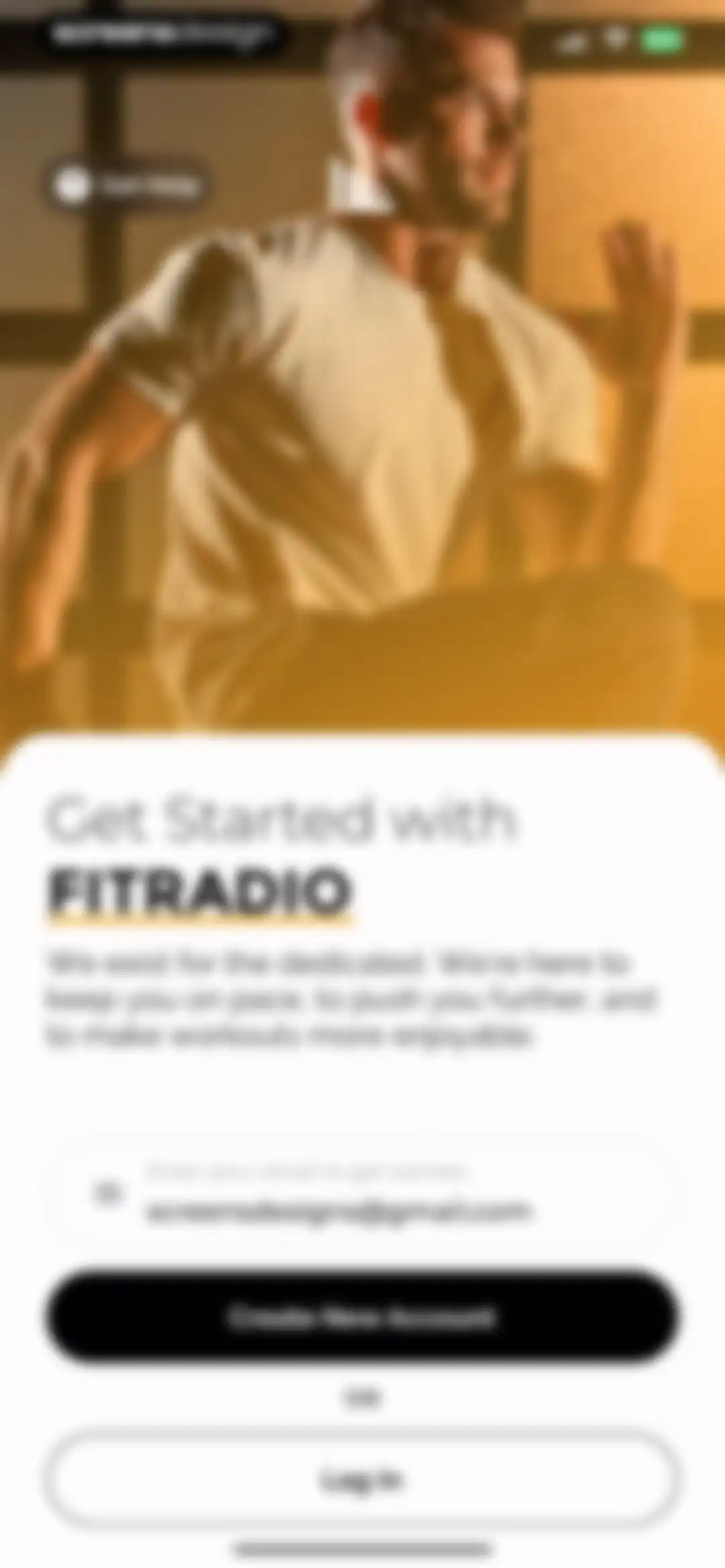 Fit Radio: Train Inspired screen 2