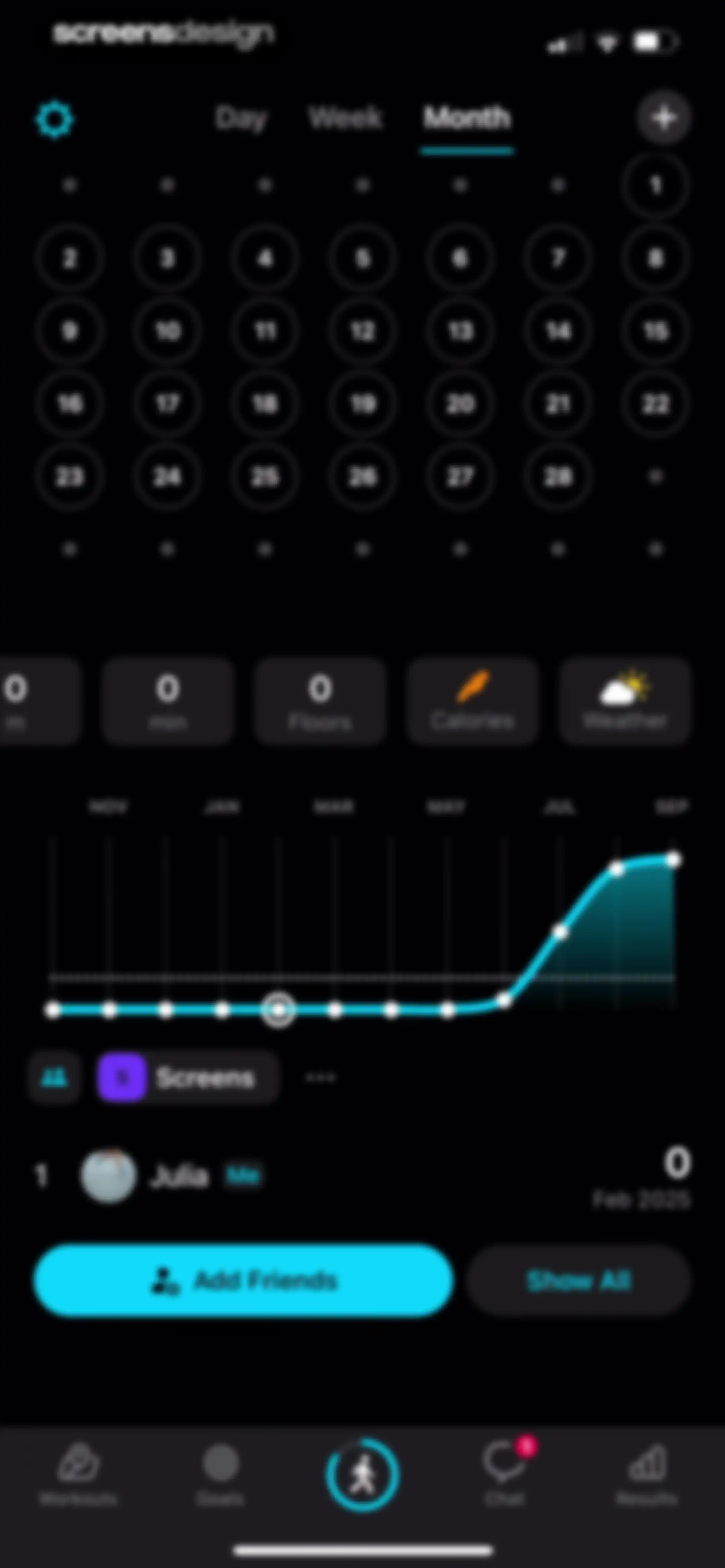 StepsApp Pedometer screen 87