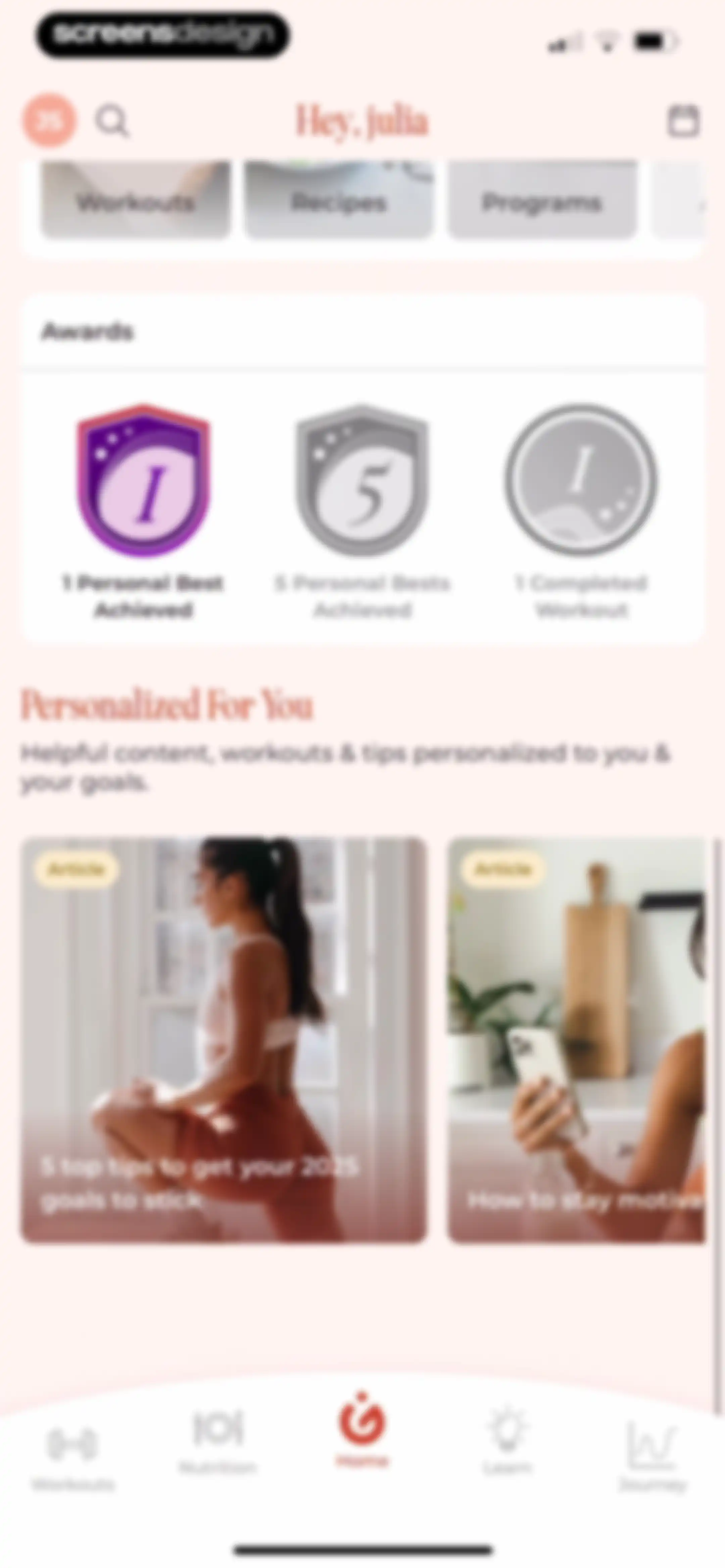 WeGLOW: Home Workout for Women screen 154