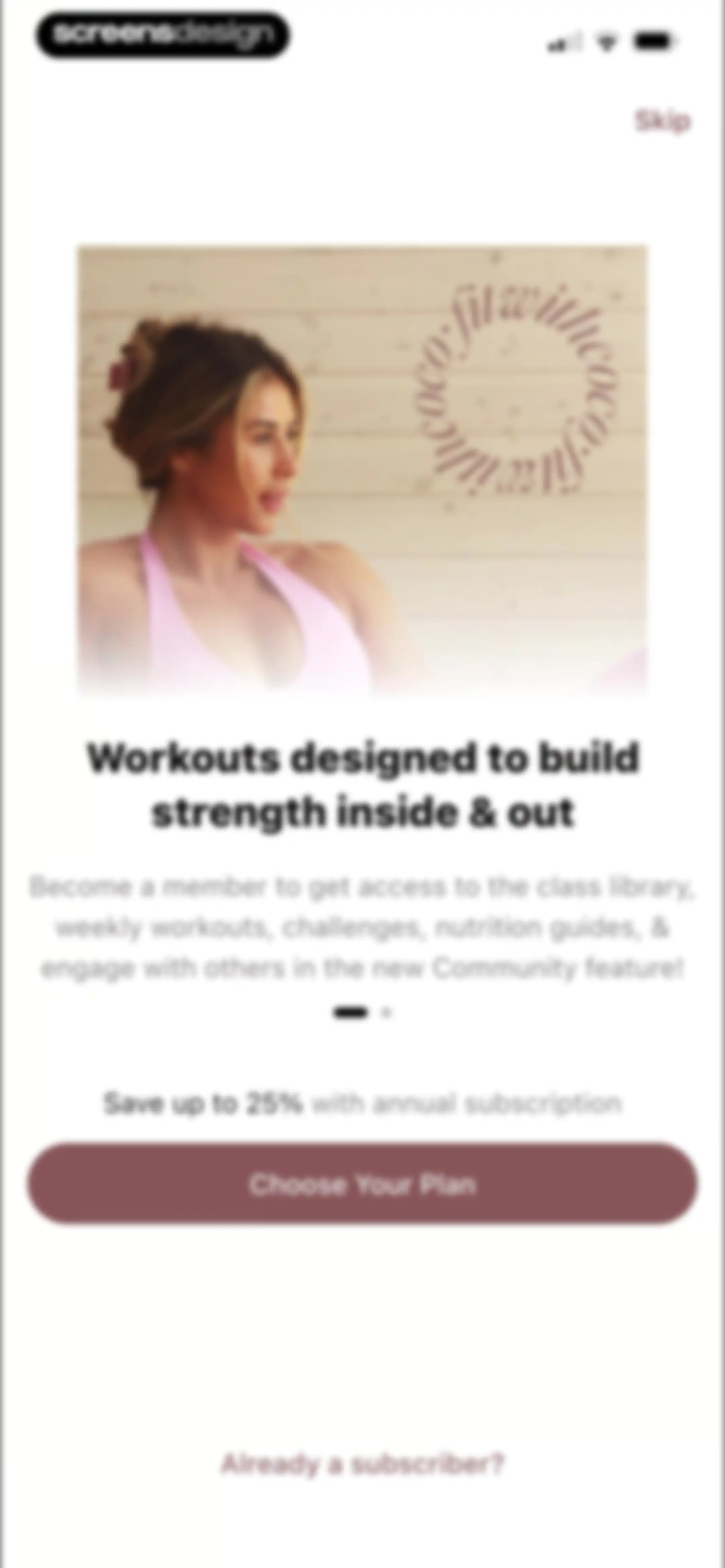 Fit with Coco screen 3