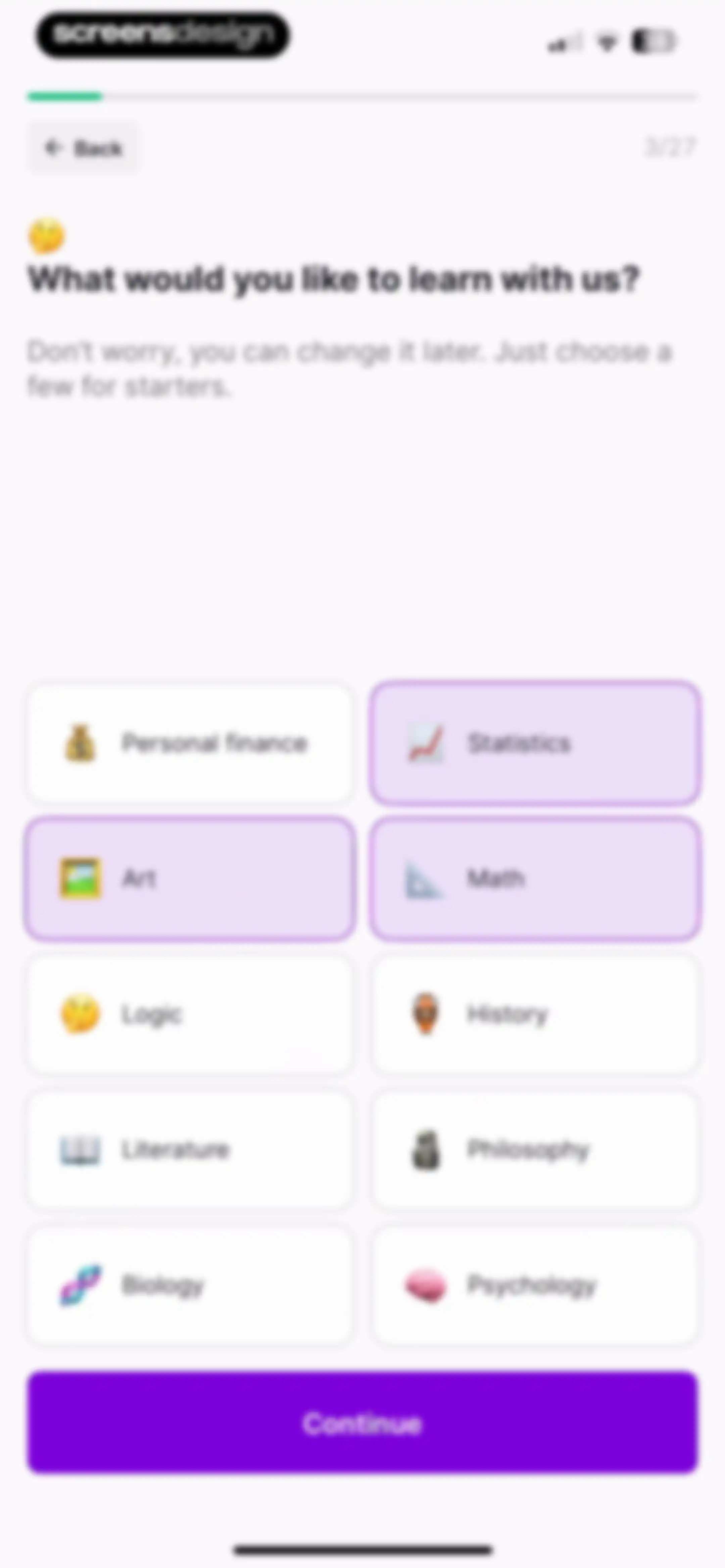 Nibble: Daily Learning & Quiz screen 9