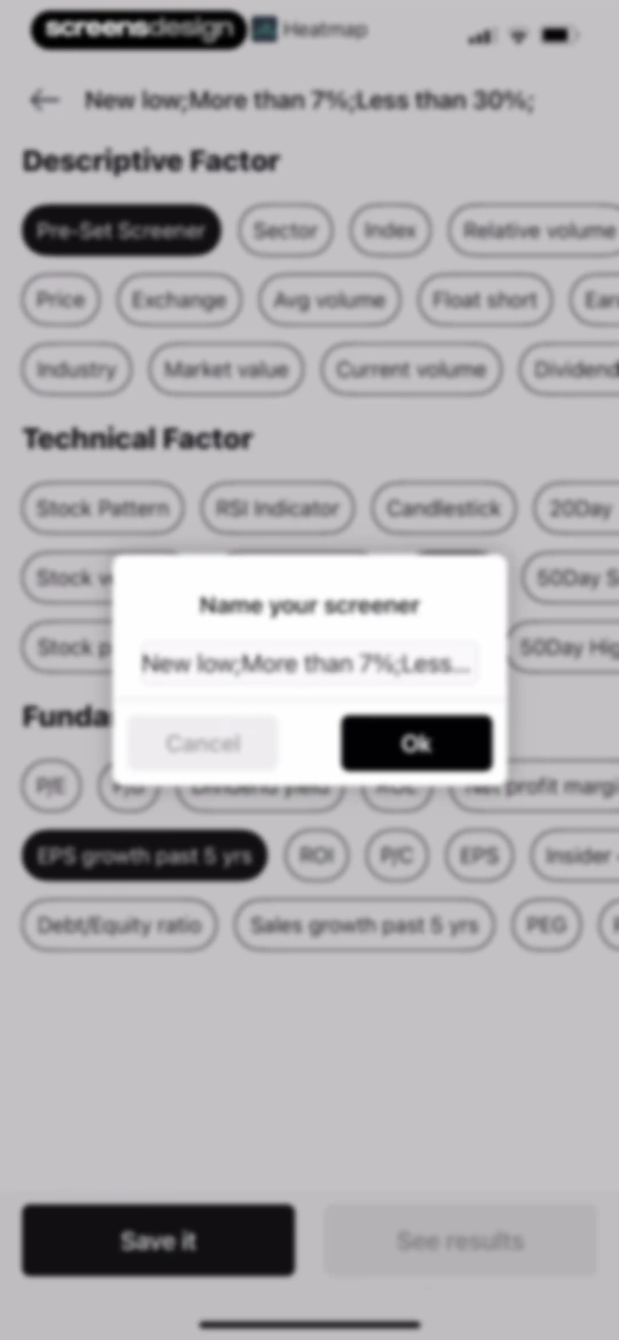 Trading Ideas Driven by AI screen 86
