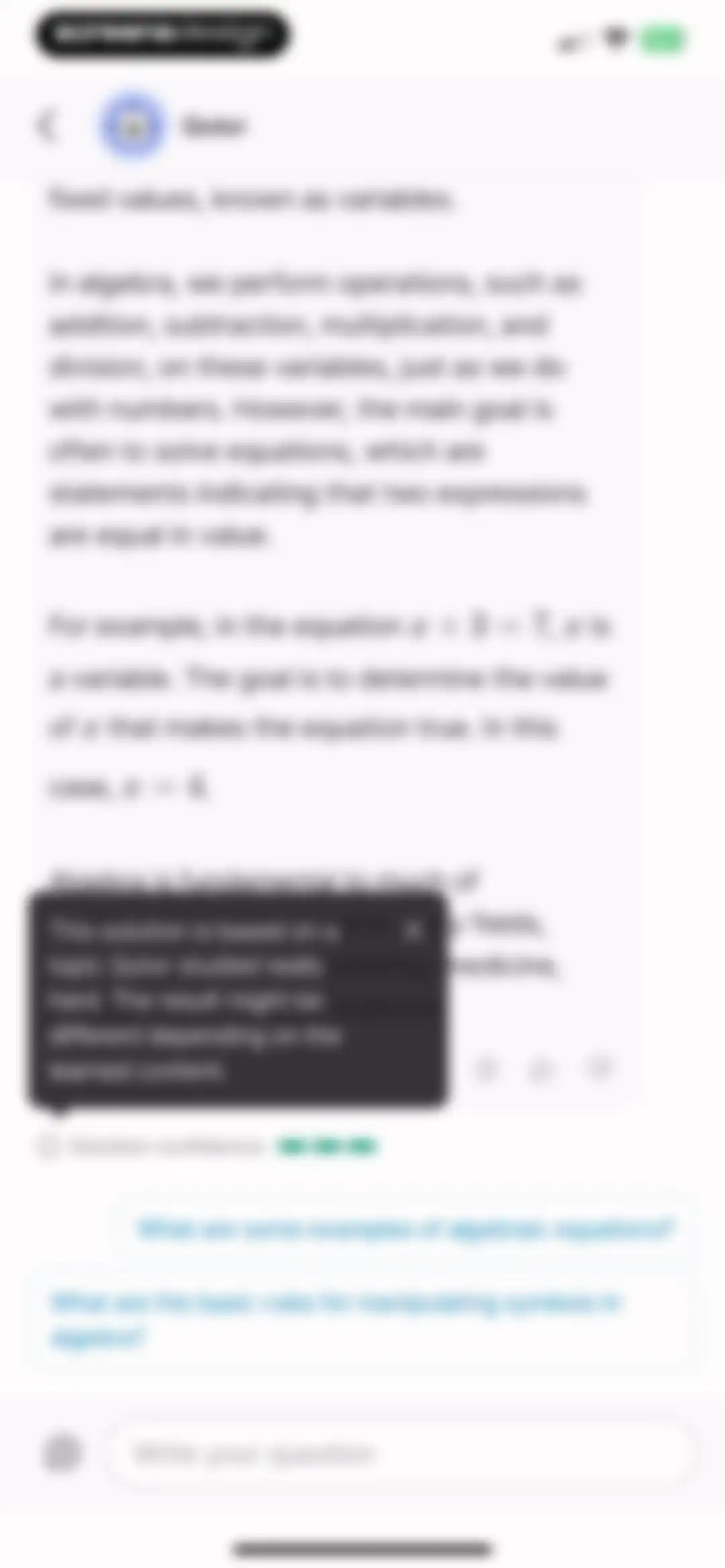 QANDA: AI Math & Study Helper screen 29