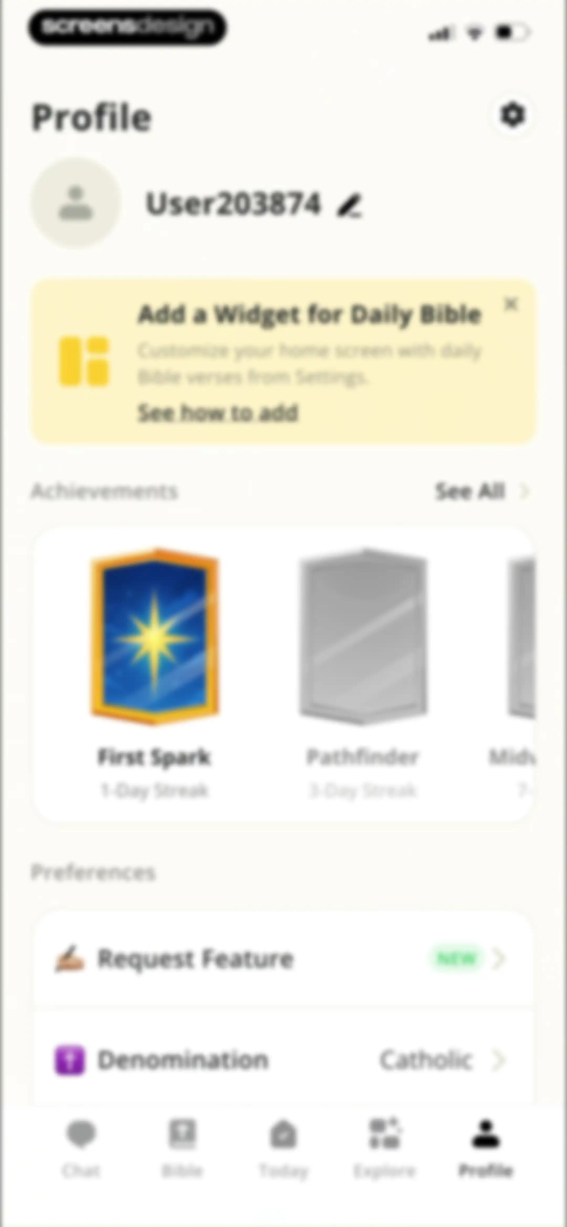 Bible Path: Prayers & Widgets screen 99