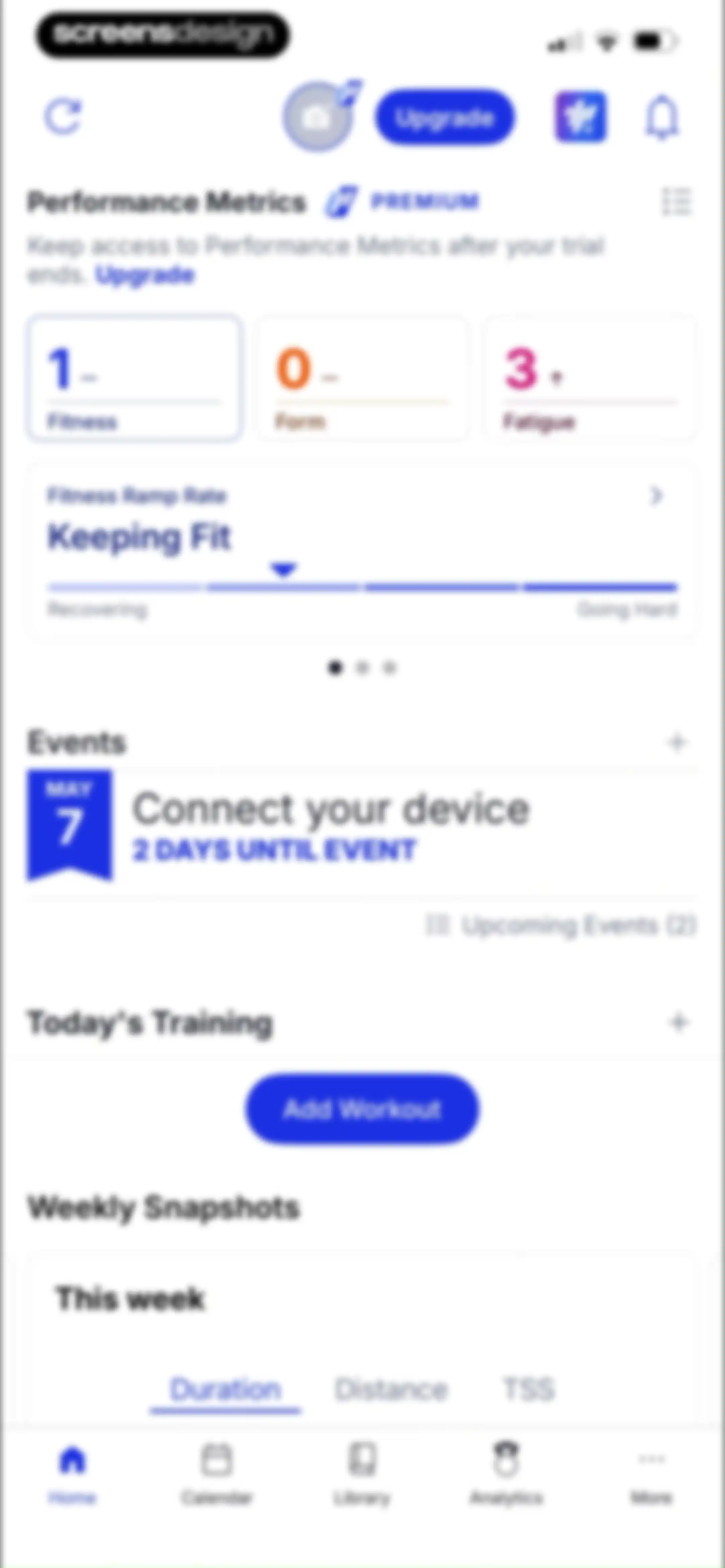TrainingPeaks: Plan Train Lift screen 16