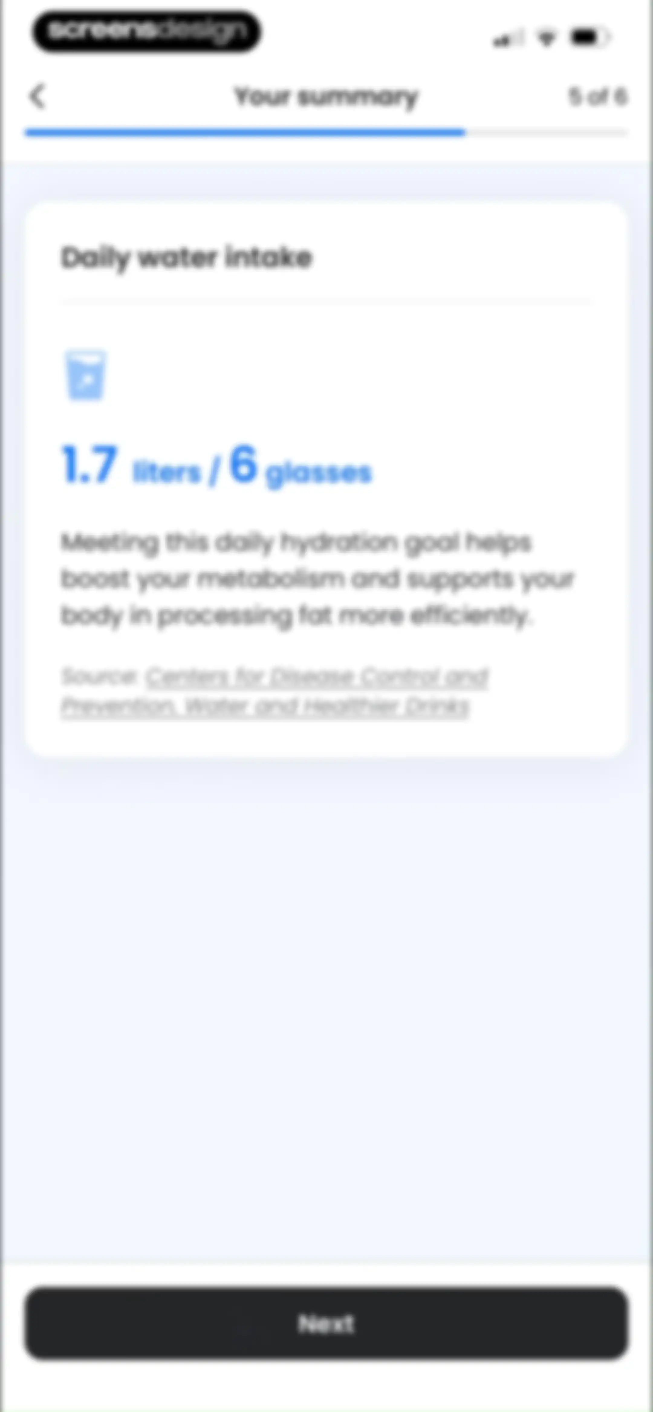 MyDiabetes: Sugar & Meal Log screen 33