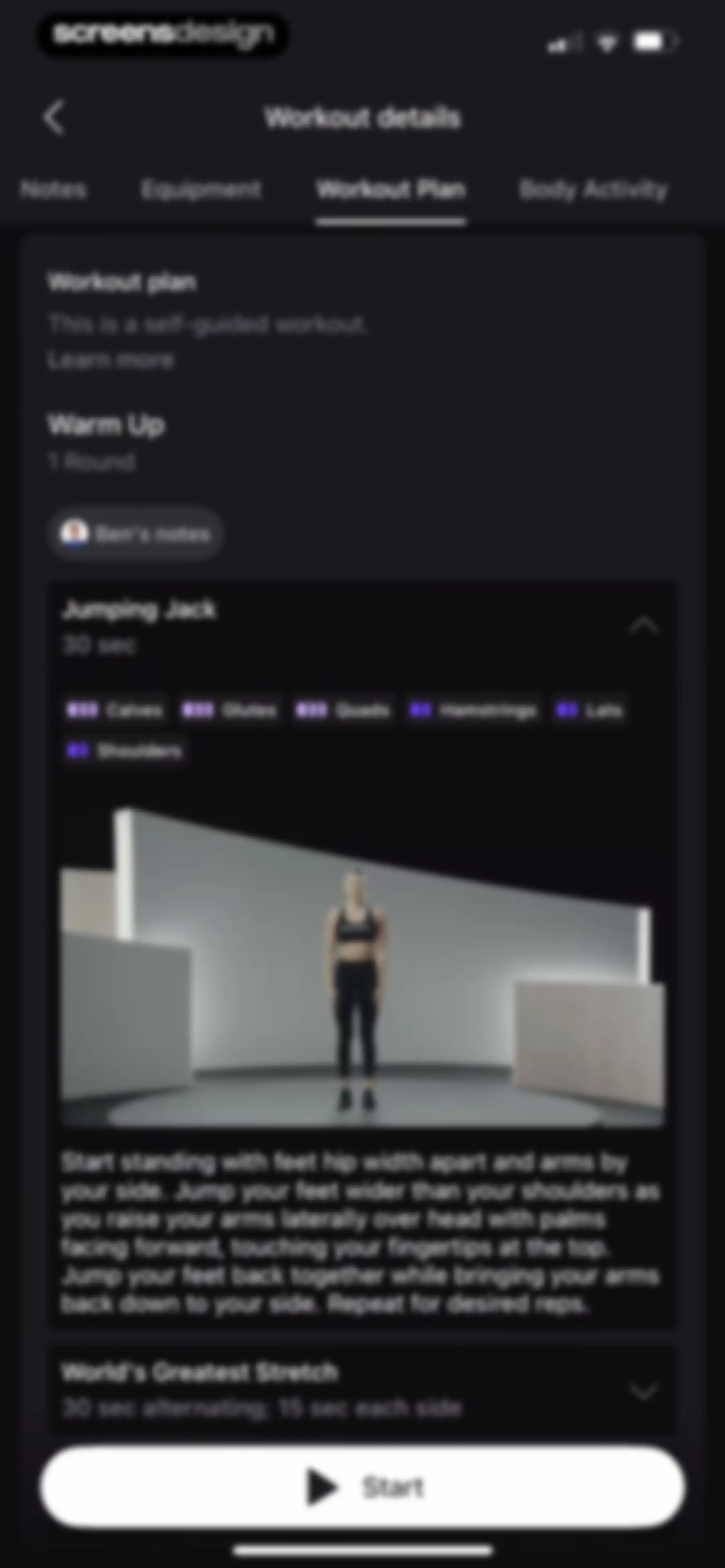 Peloton: Fitness & Workouts screen 141