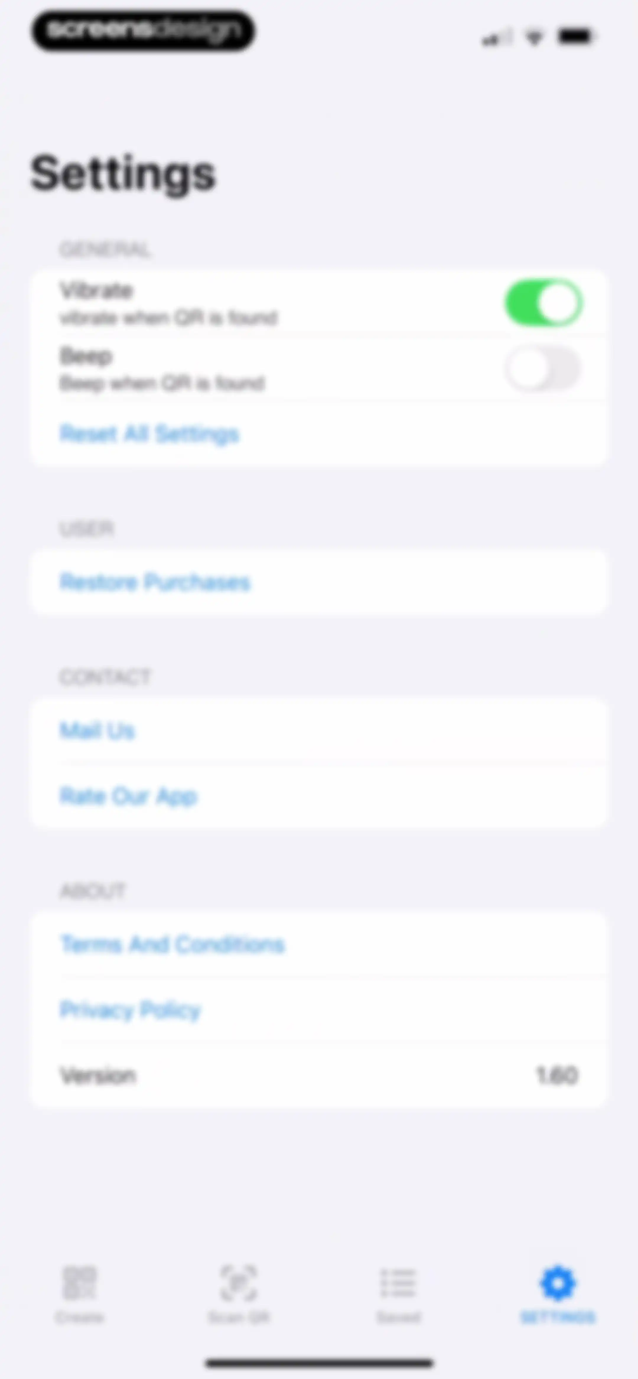 QR Scanner Pro * screen 32