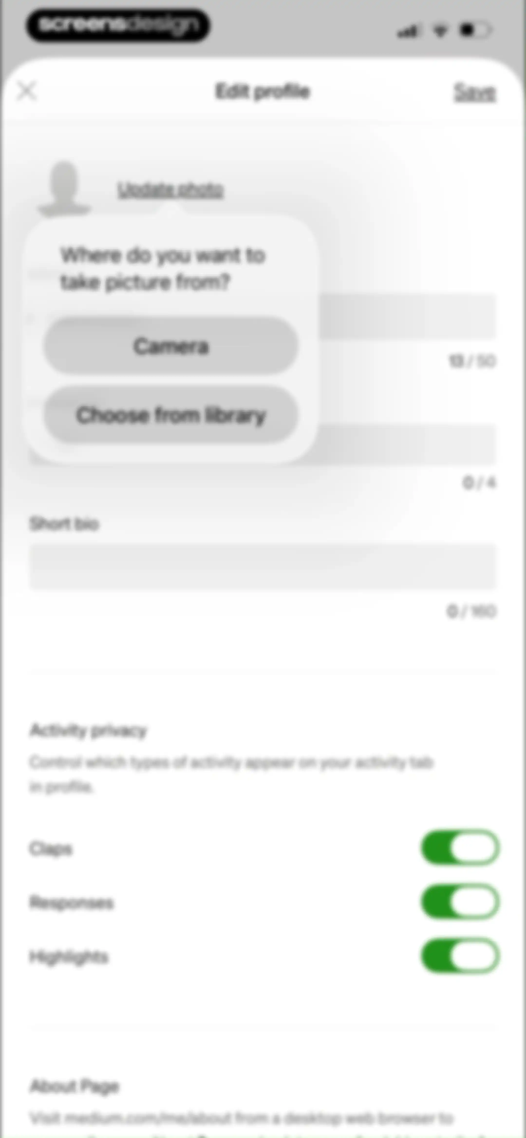 Medium: Read & Write Stories screen 115