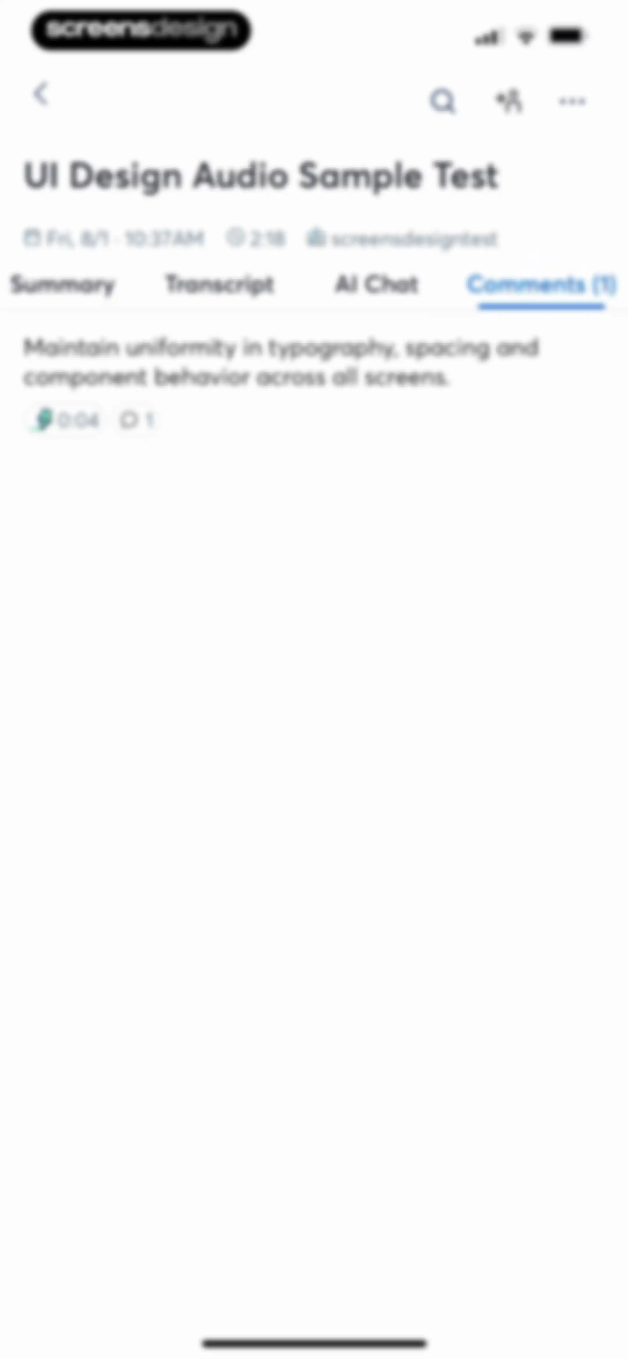 Otter Transcribe Voice Notes screen 77