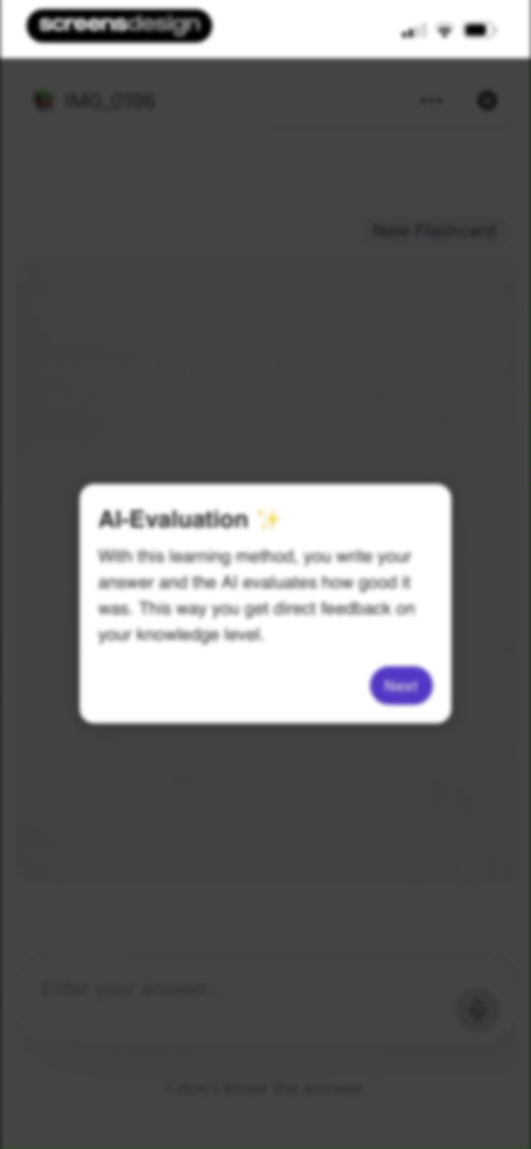 Retain Cards: AI Flashcards screen 49