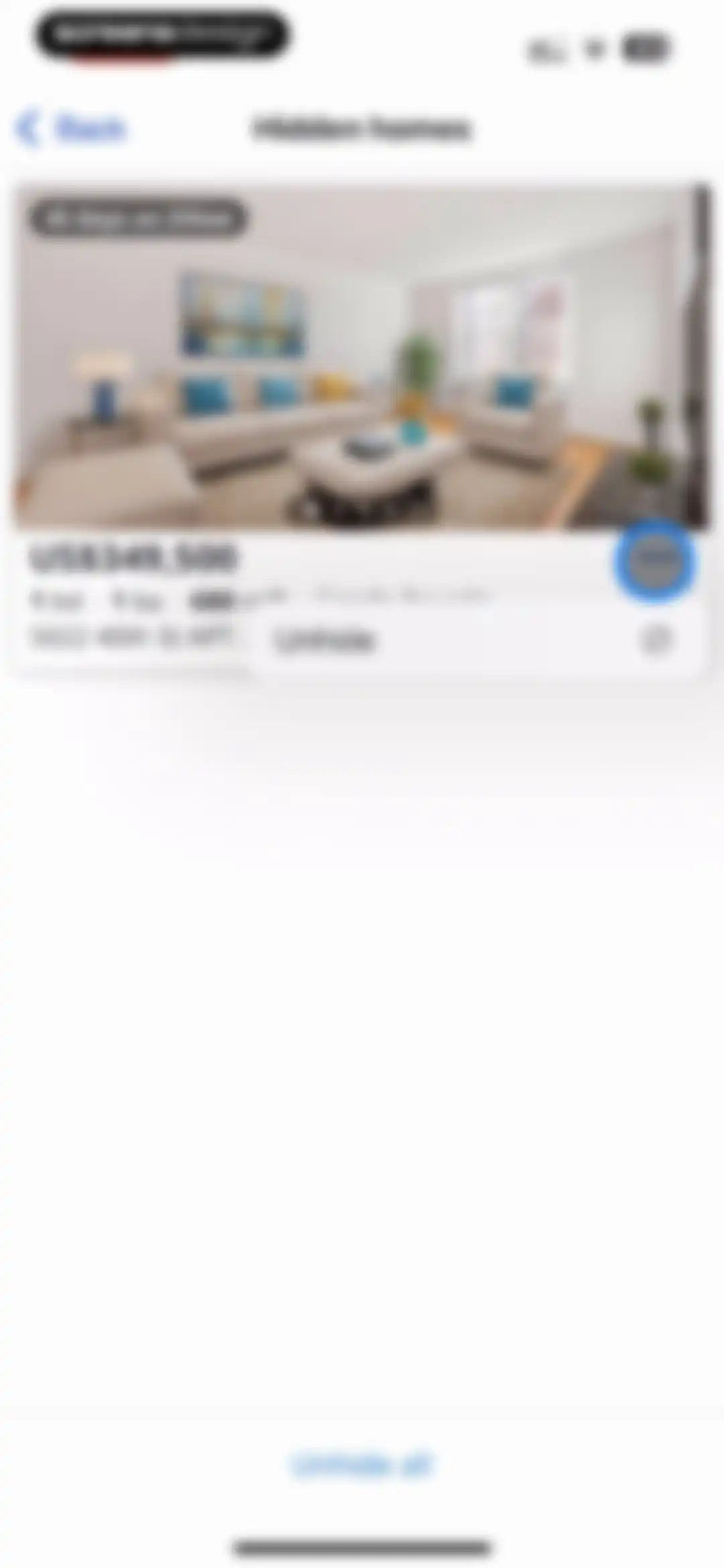 Zillow Real Estate & Rentals screen 189