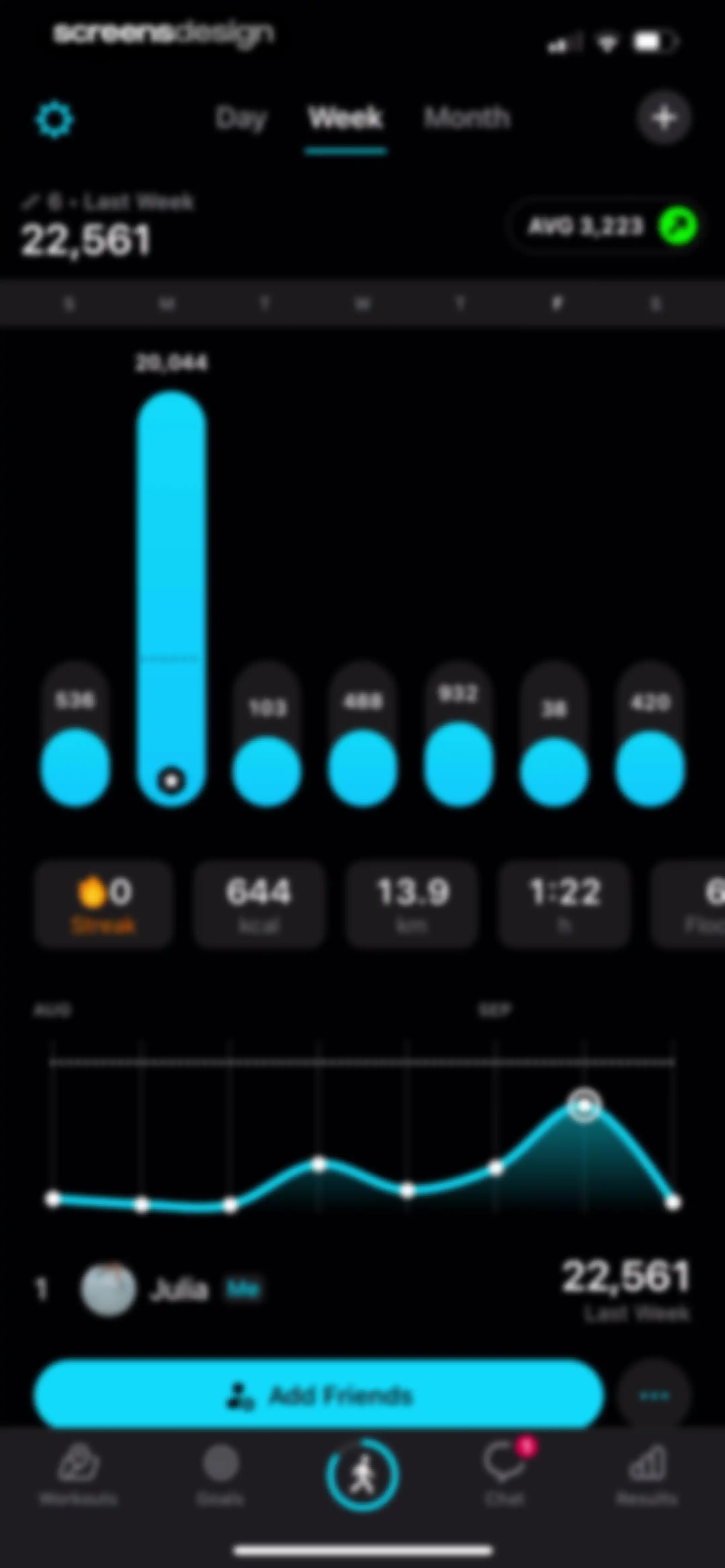 StepsApp Pedometer screen 44