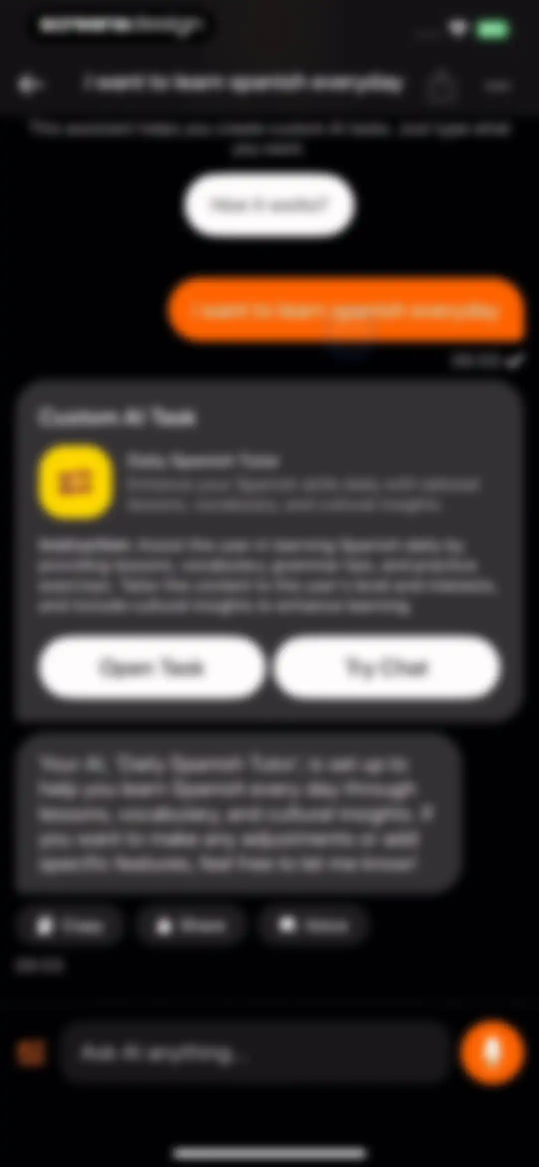 Openchat: AI Chatbot Copilot screen 100
