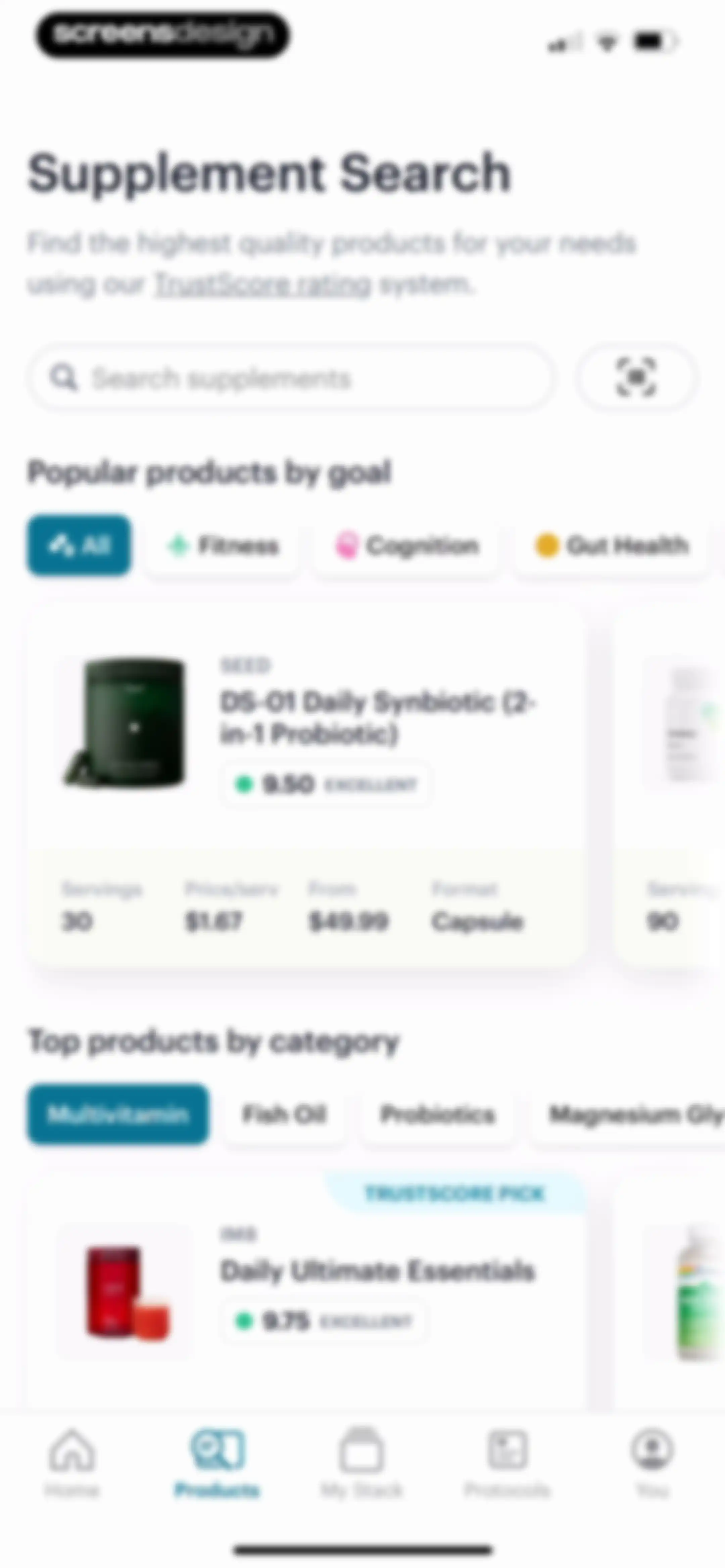 SuppCo: Supplement Scanner screen 143