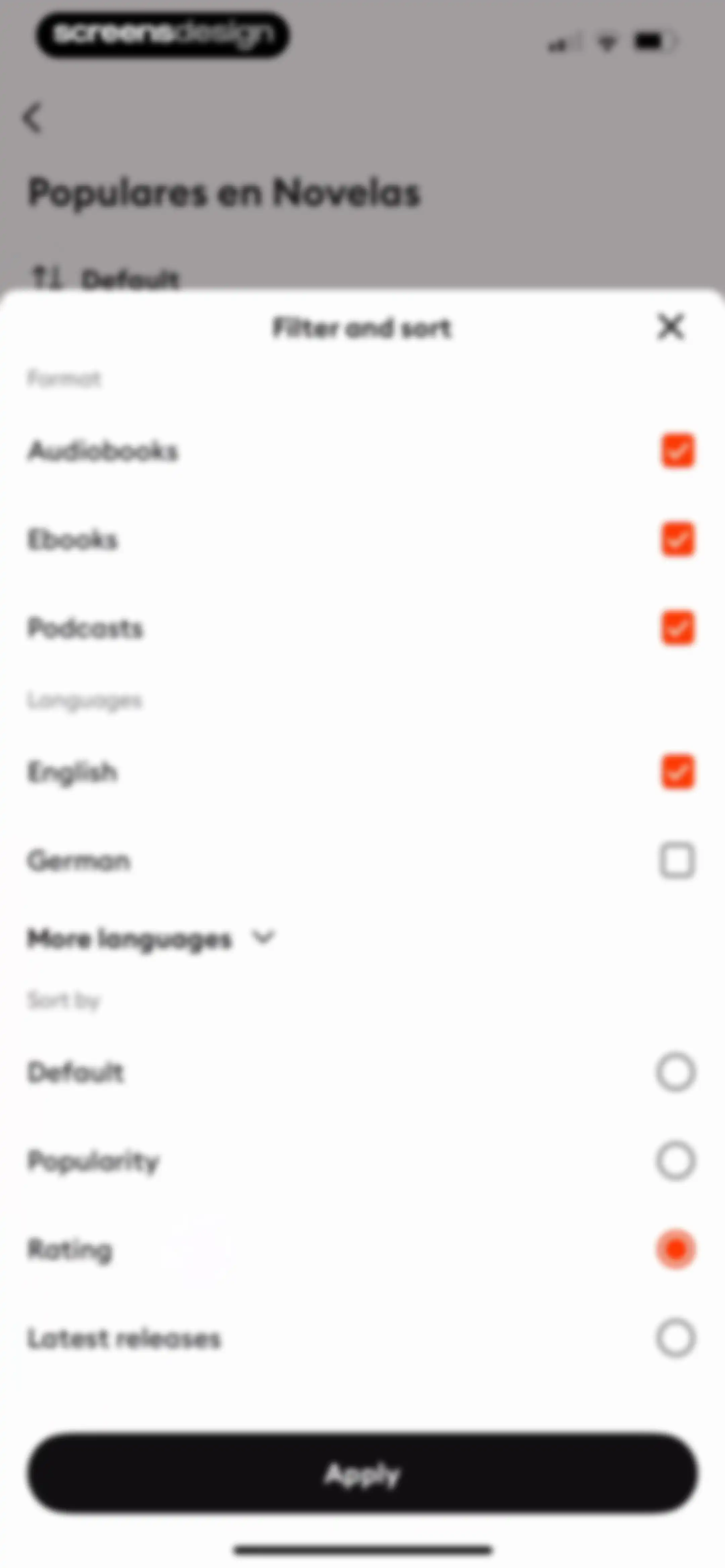 Storytel - Audiobooks Library screen 53