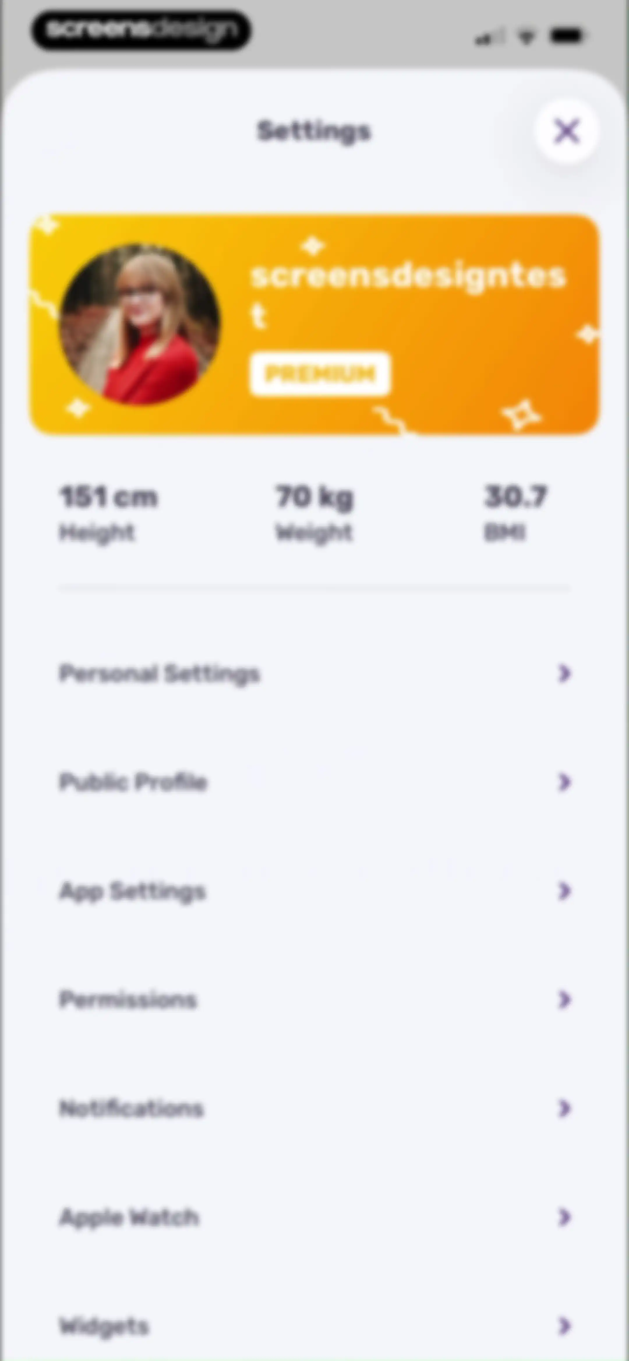 Running Tracker App – FITAPP screen 140