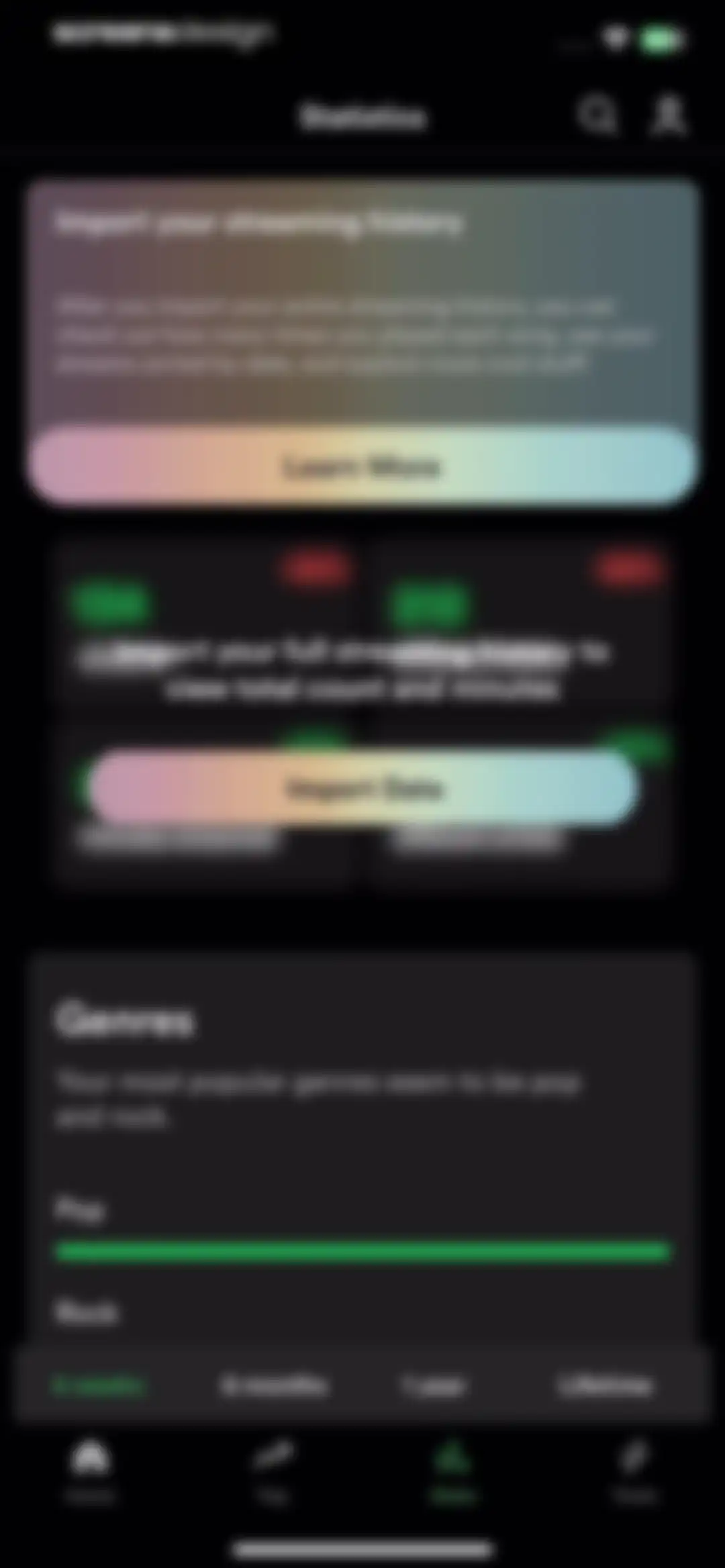 must.fm for Spotify Stats screen 79