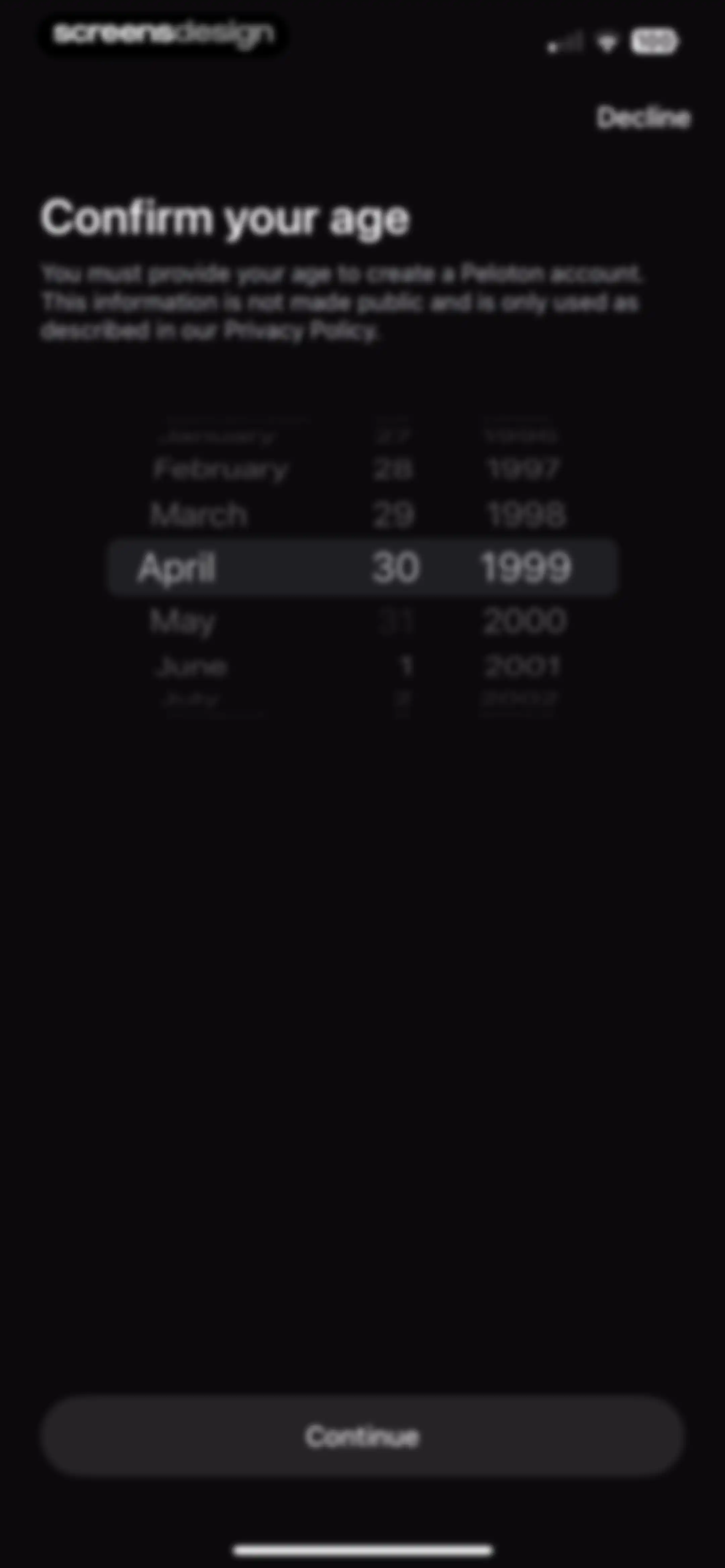 Peloton Strength+ screen 5