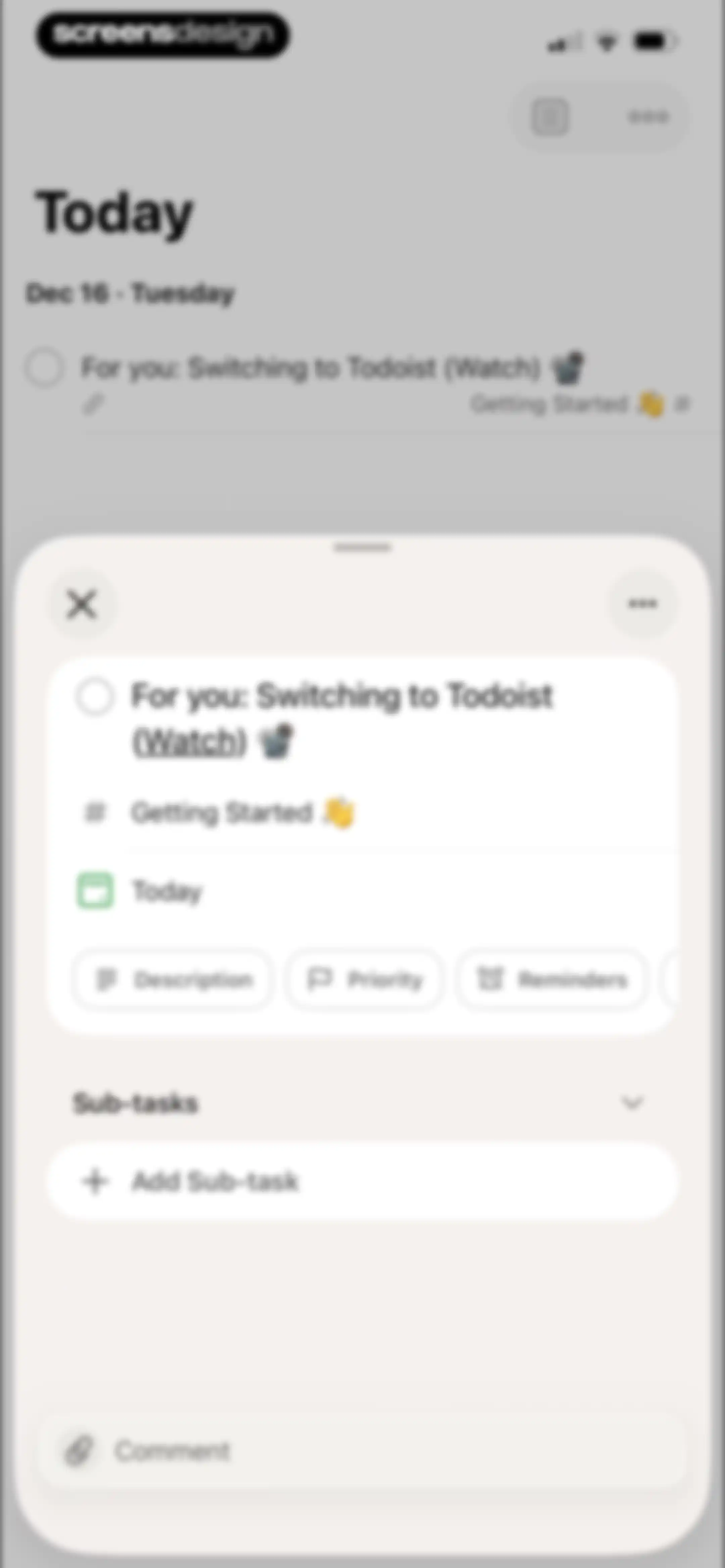Todoist: To Do List & Calendar screen 102