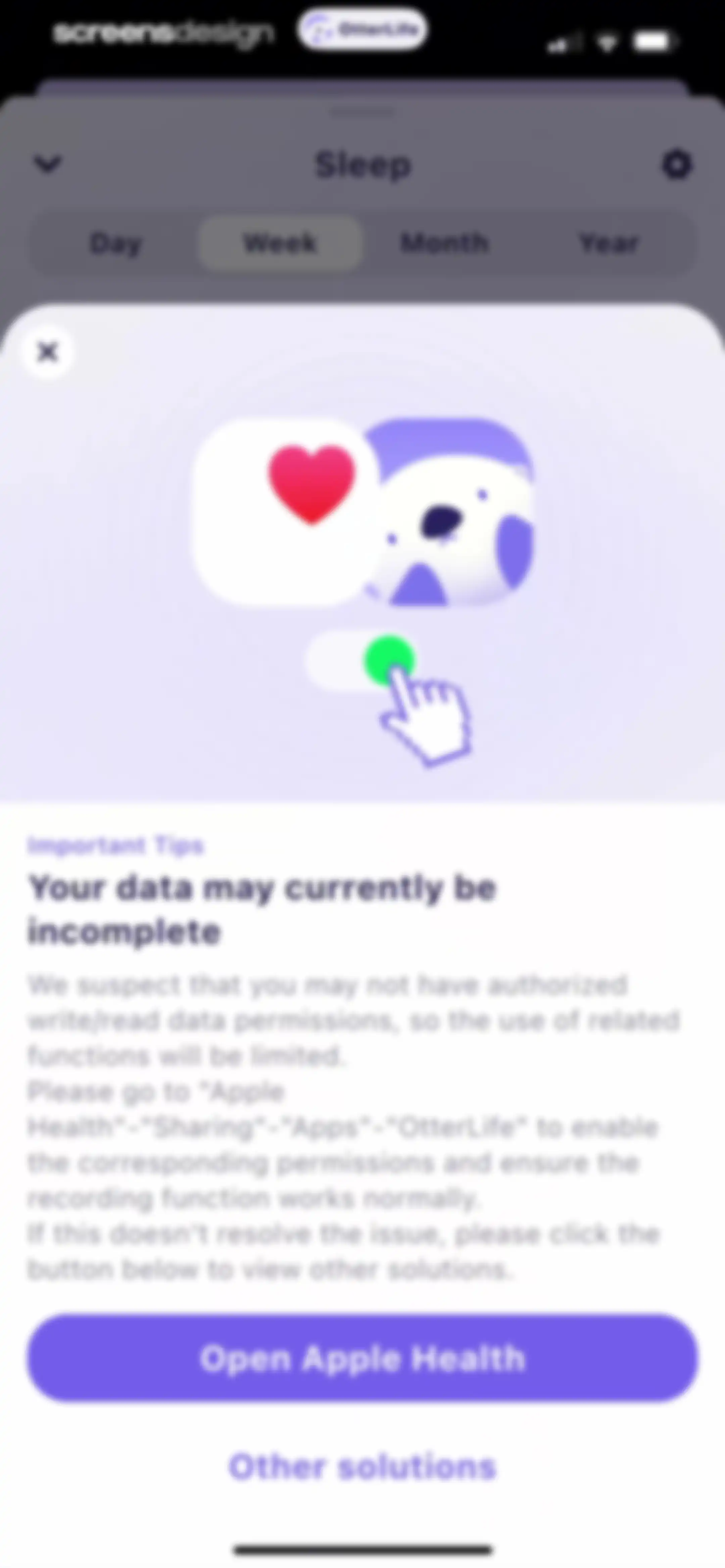OtterLife: AI Health Tracker screen 127