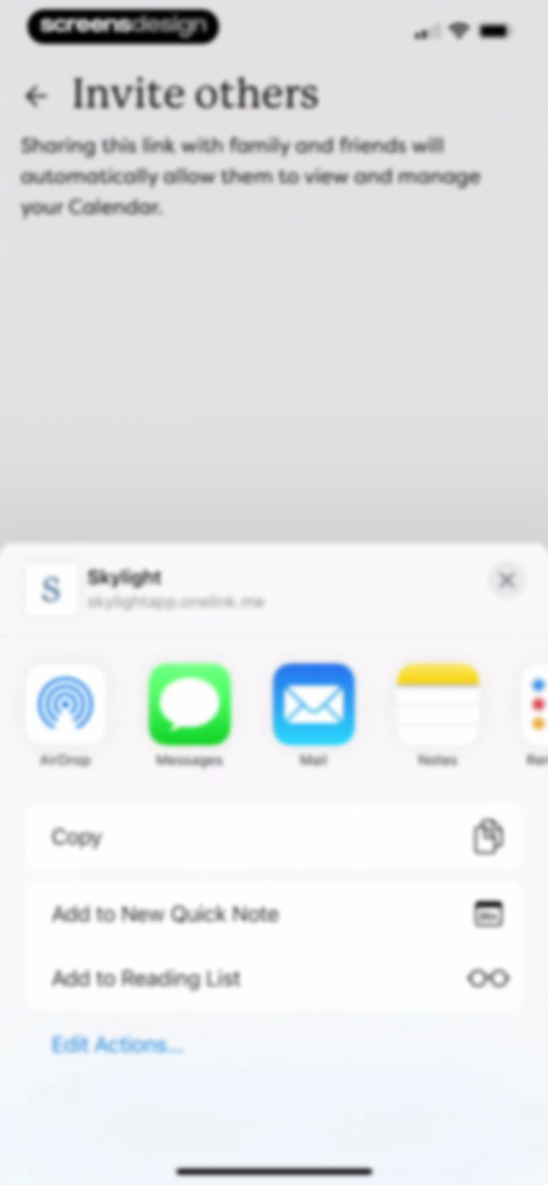 Skylight App screen 24