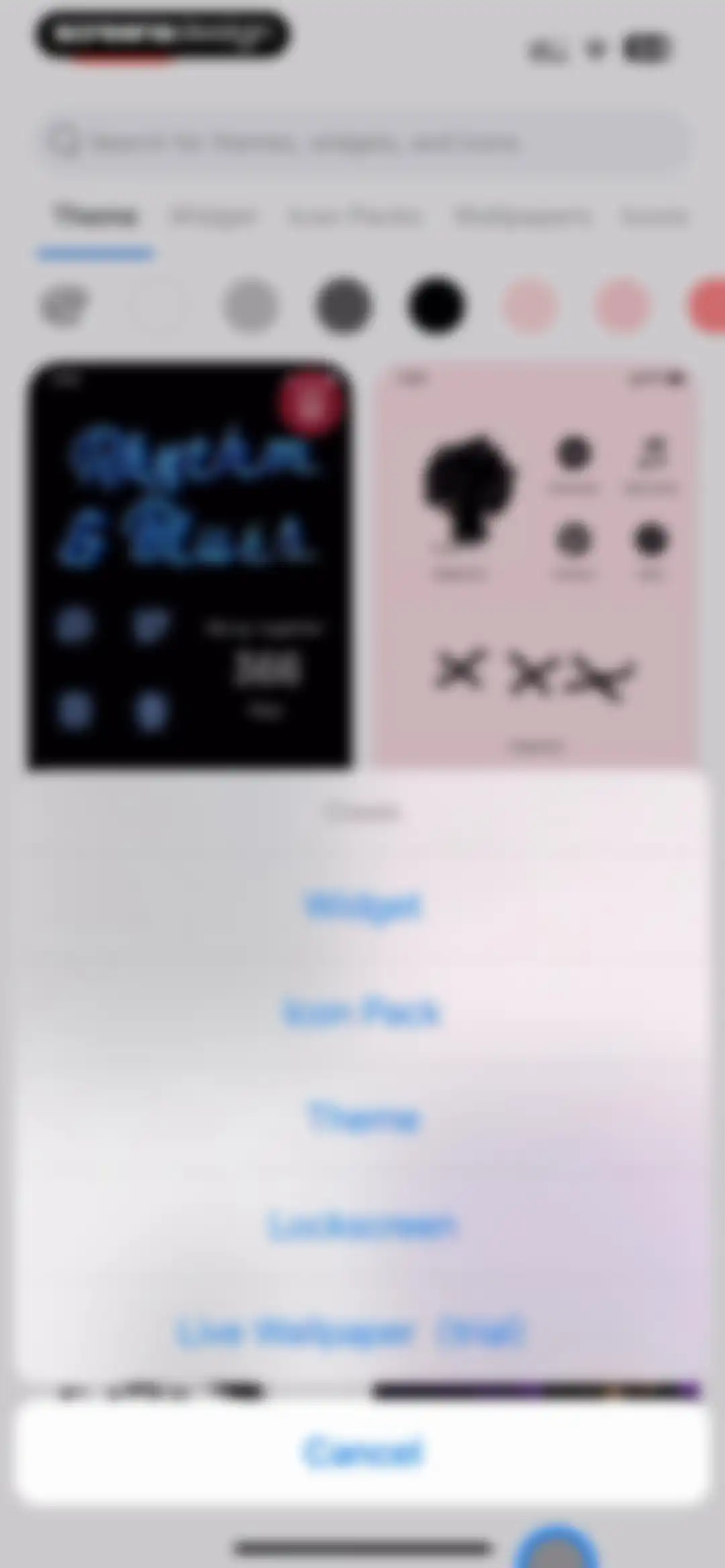 WidgetClub:Widget, Theme, Icon screen 73