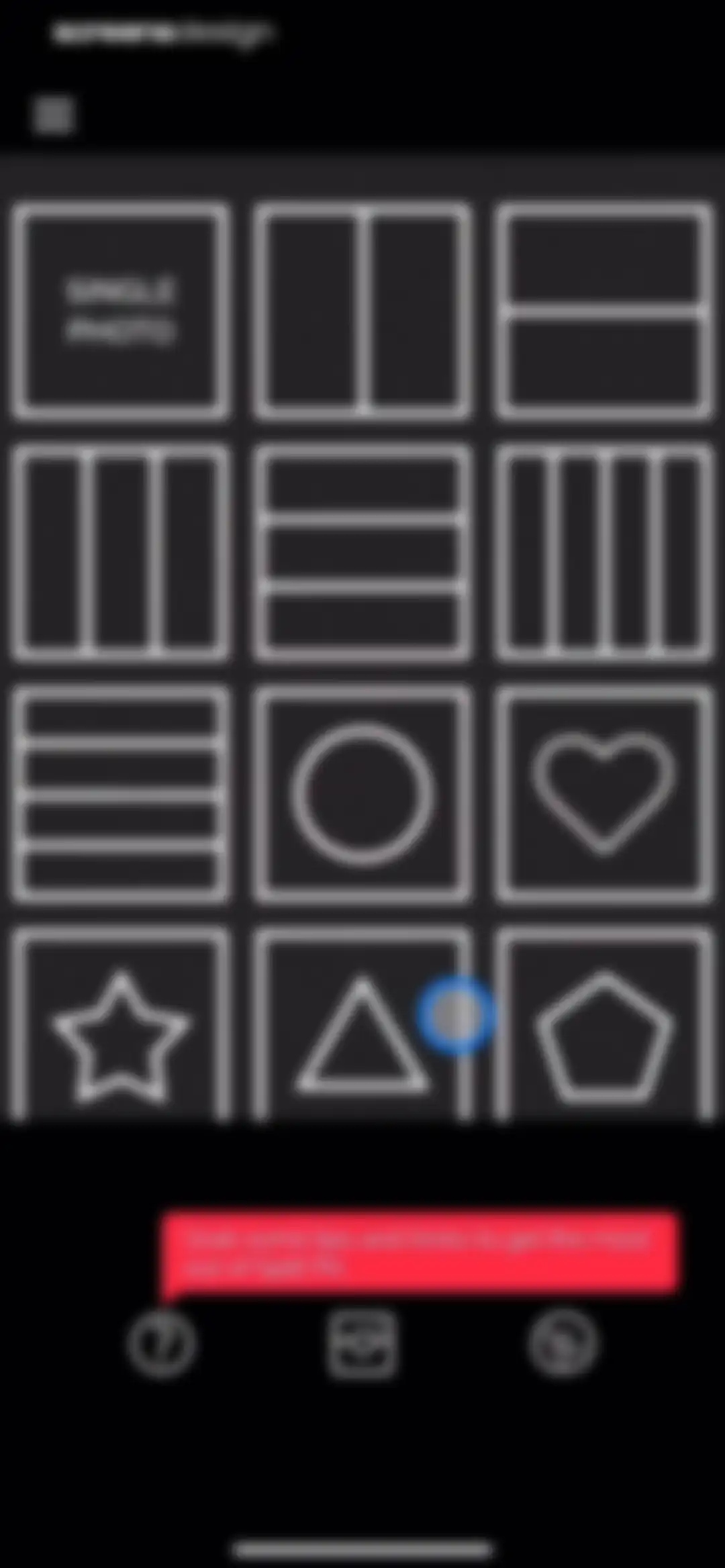 Split Pic Collage Maker Layout screen 2