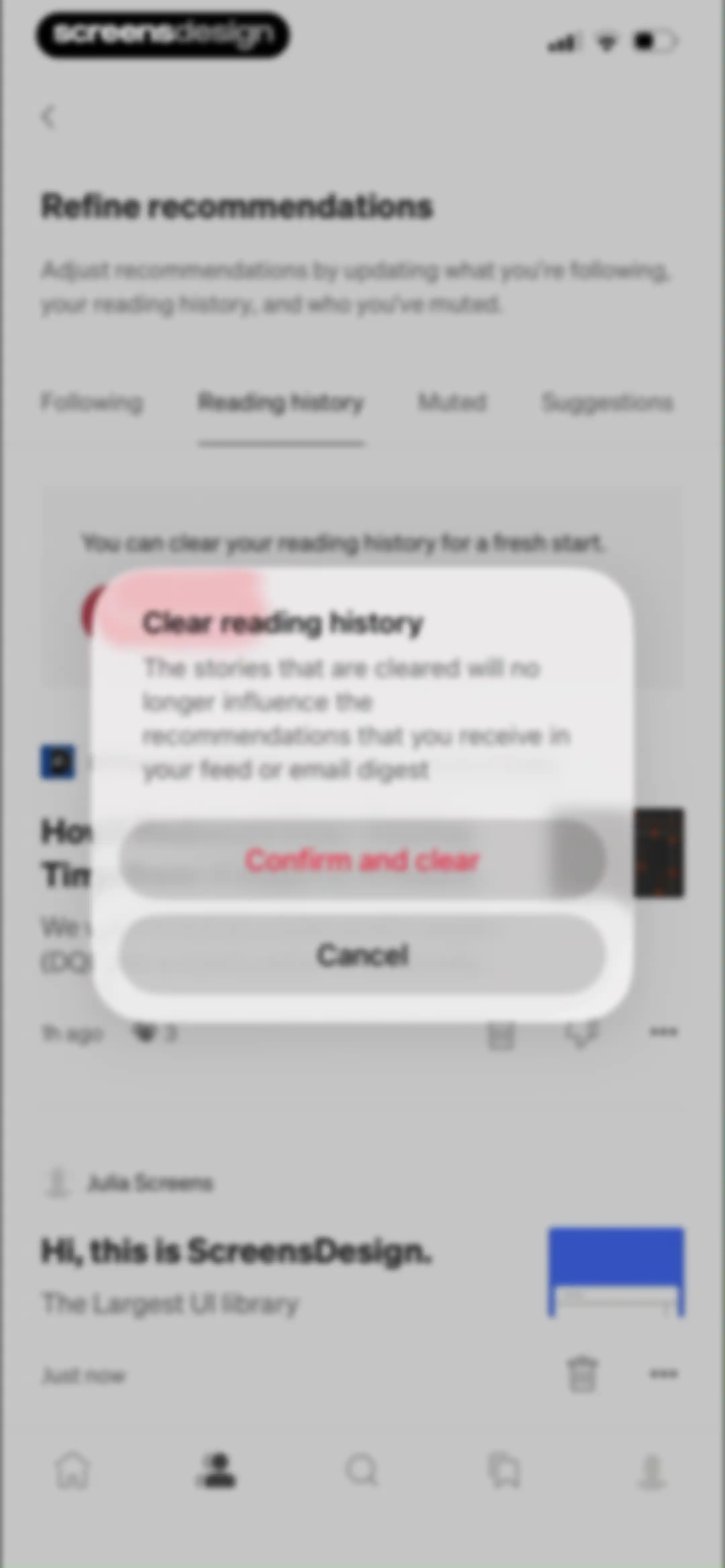 Medium: Read & Write Stories screen 76