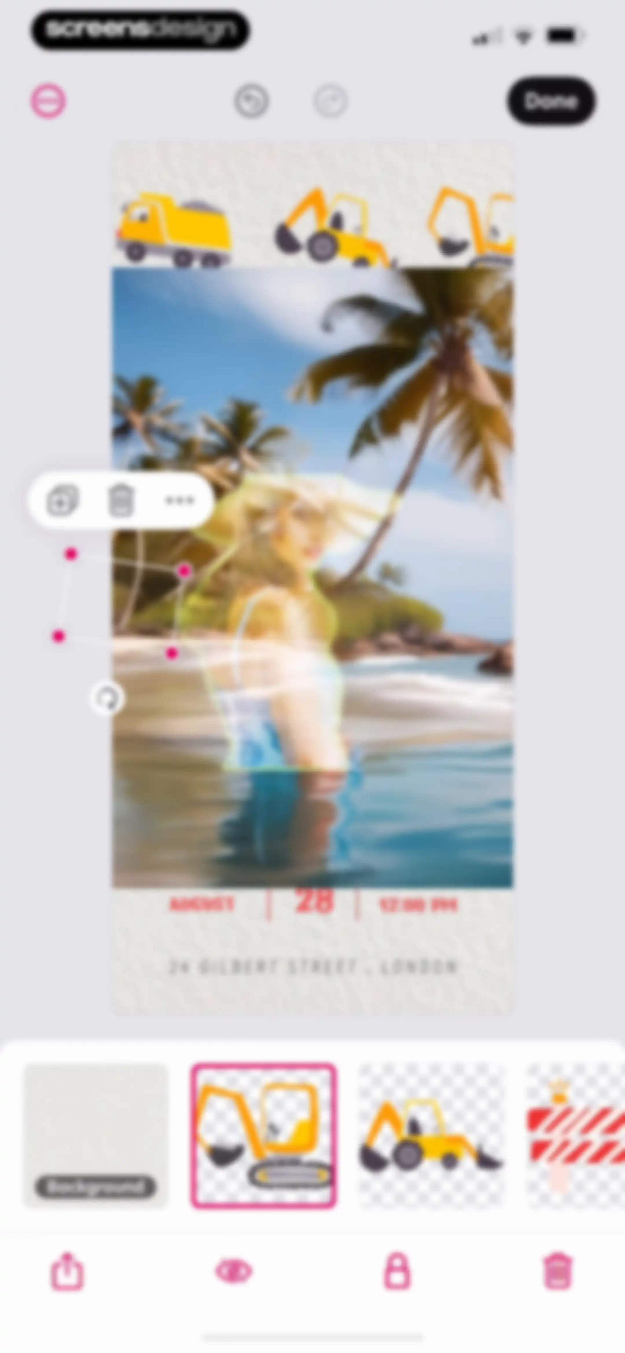 Bazaart AI Photo Editor Design screen 108