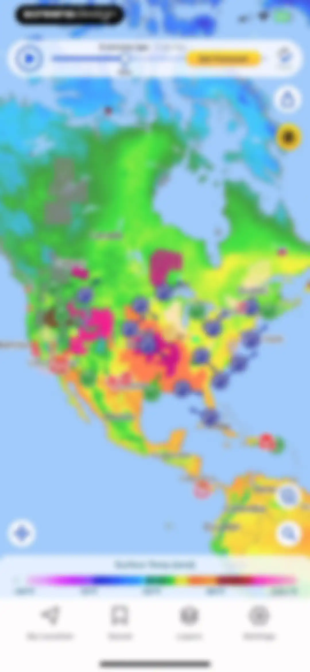 Weather Hi-Def Radar Forecast screen 41