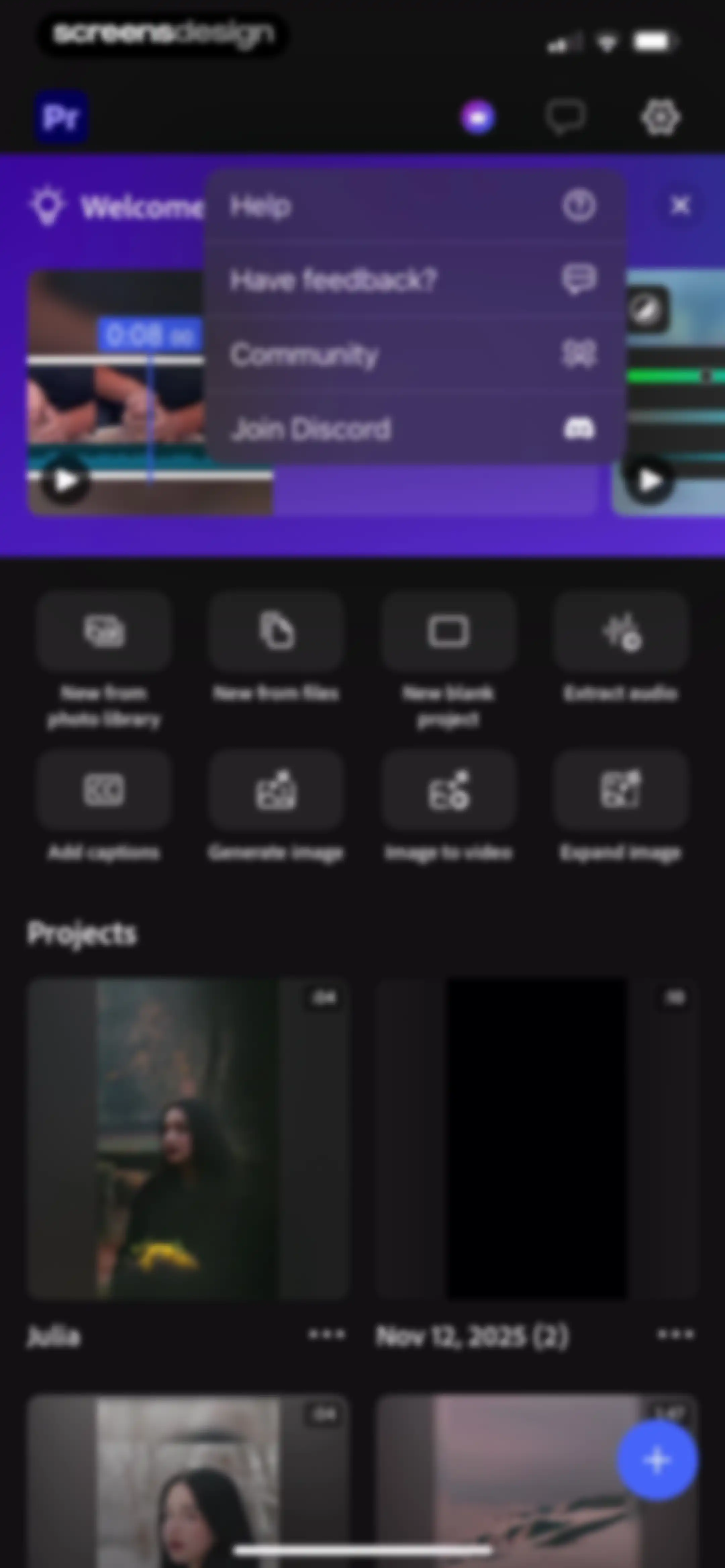 Adobe Premiere AI Video Editor screen 96