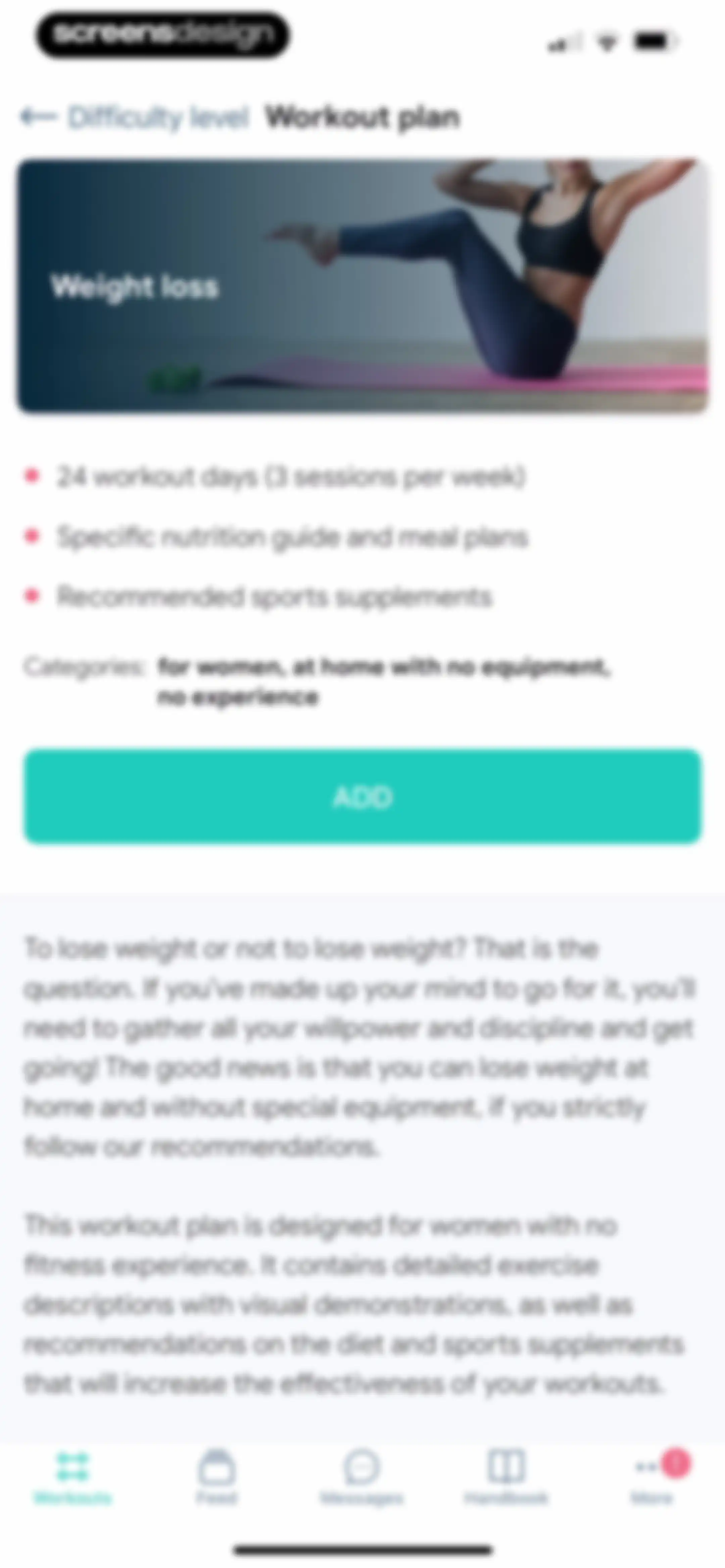 Fitness App: Gym Workout Plan screen 19