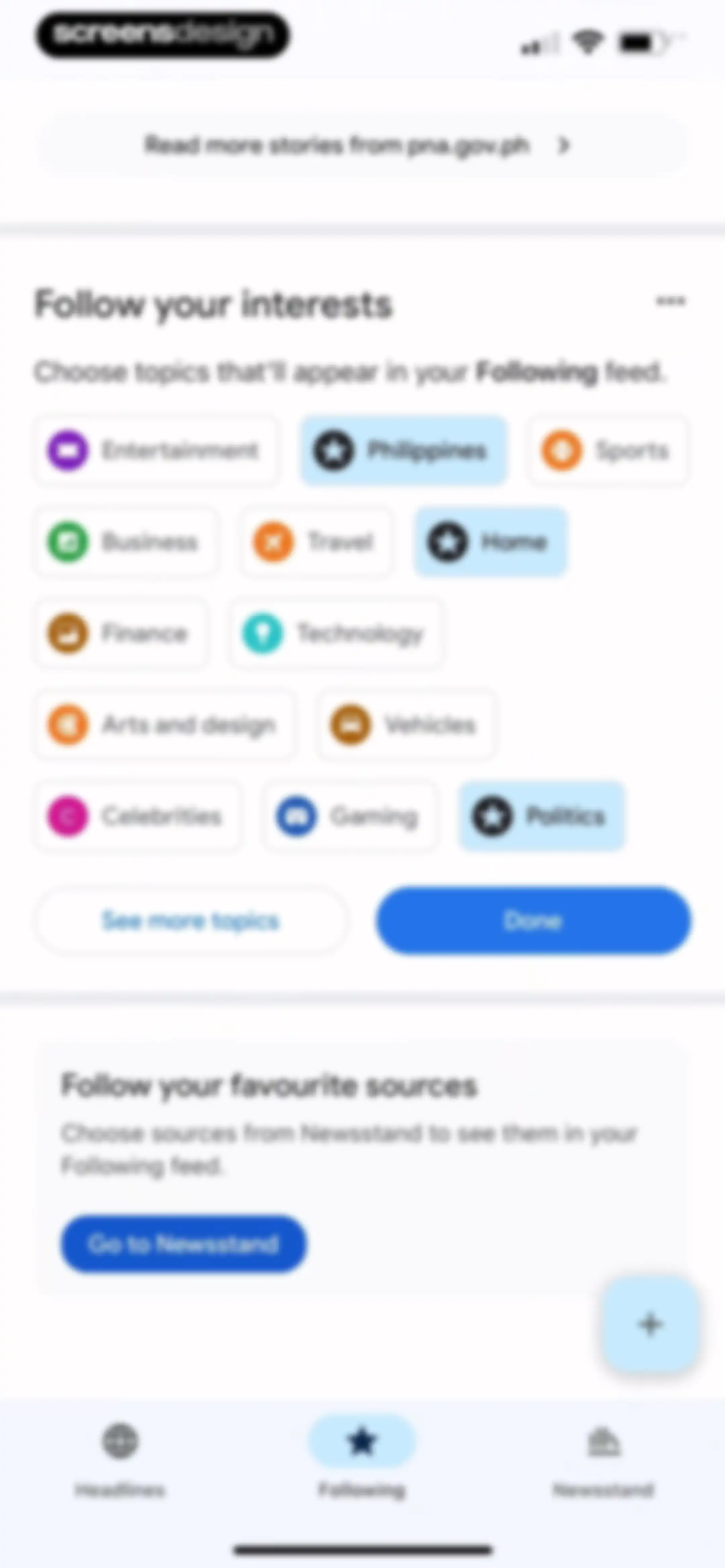 Google News screen 62