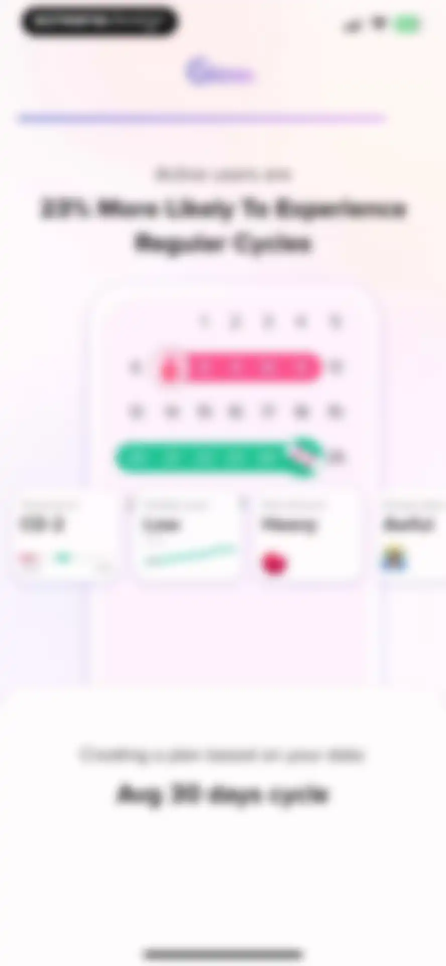 Glow Ovulation & Period App screen 16