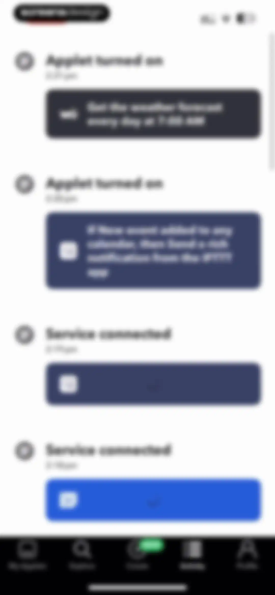 IFTTT - Automate work and home screen 63