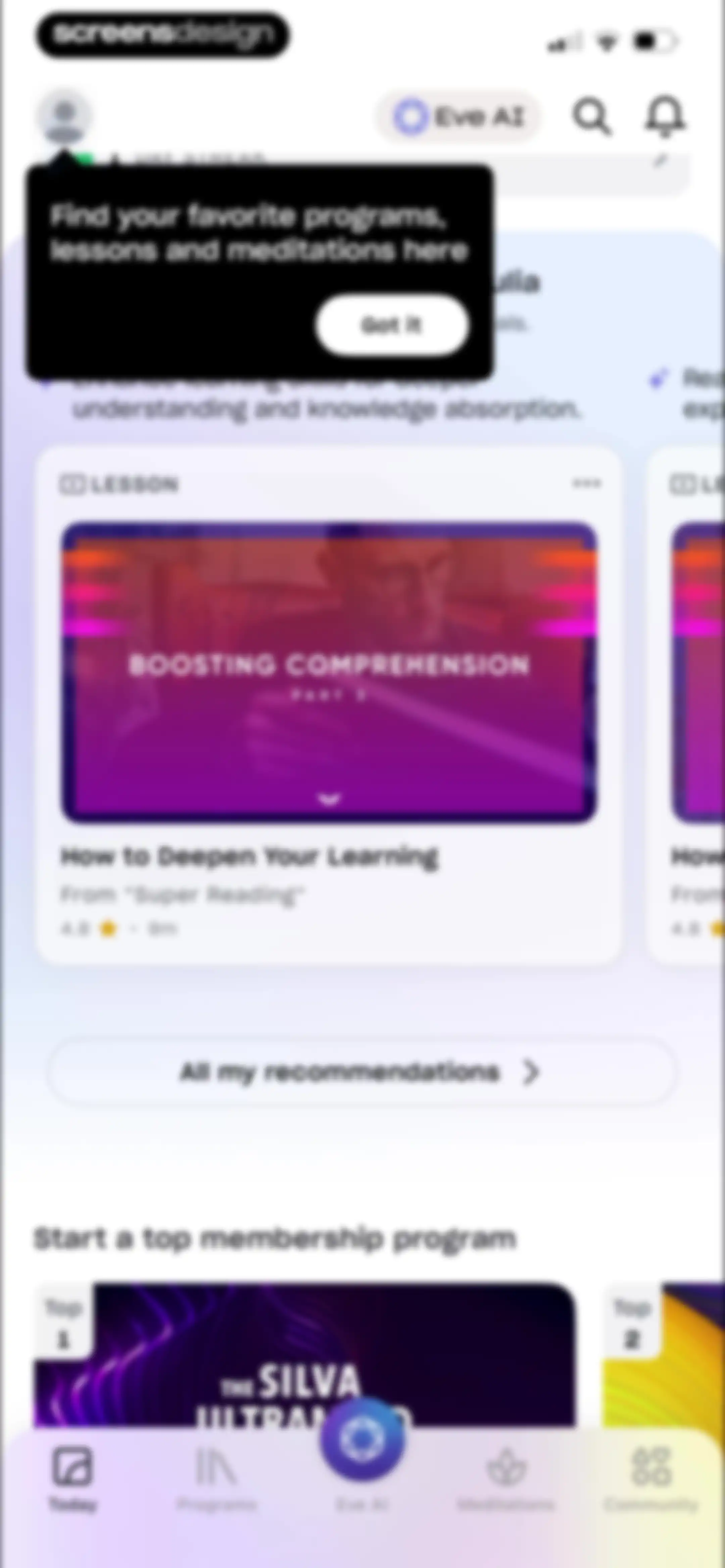 Mindvalley: Self Improvement screen 69